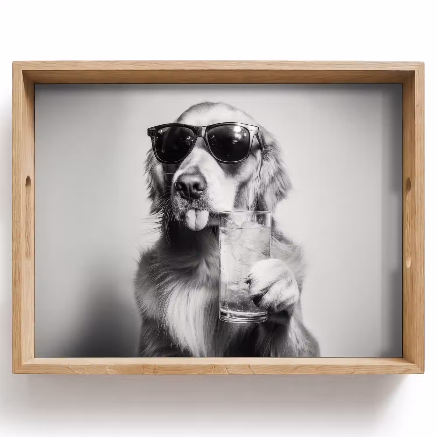 Golden retriever - Hond - Zonnebril - Gkas Dienblad Rechthoek middel -z3d_shopping