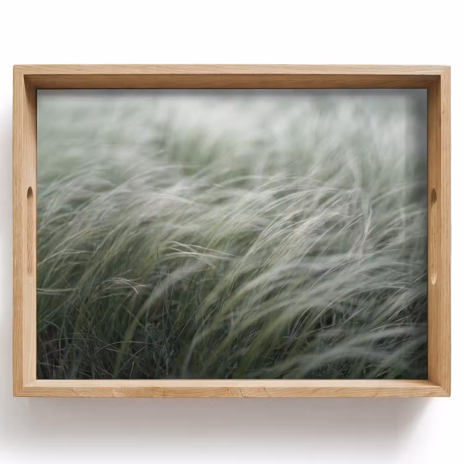 Gras - Wazig - Natuur - Groen - Zacht Dienblad Rechthoek middel -z3d_shopping