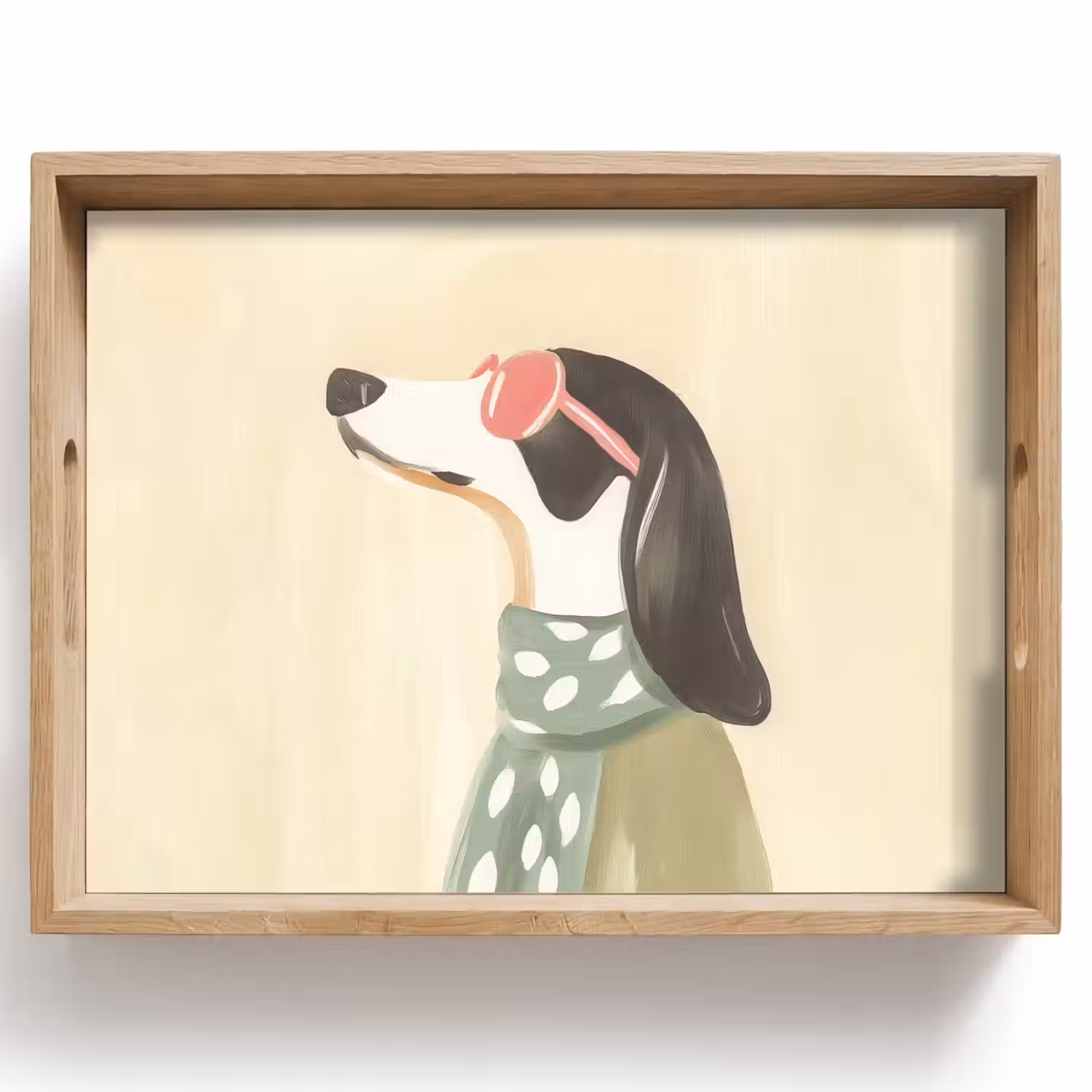 Hond - Zonnebril - Sjaal Dienblad Rechthoek middel -z3d_shopping