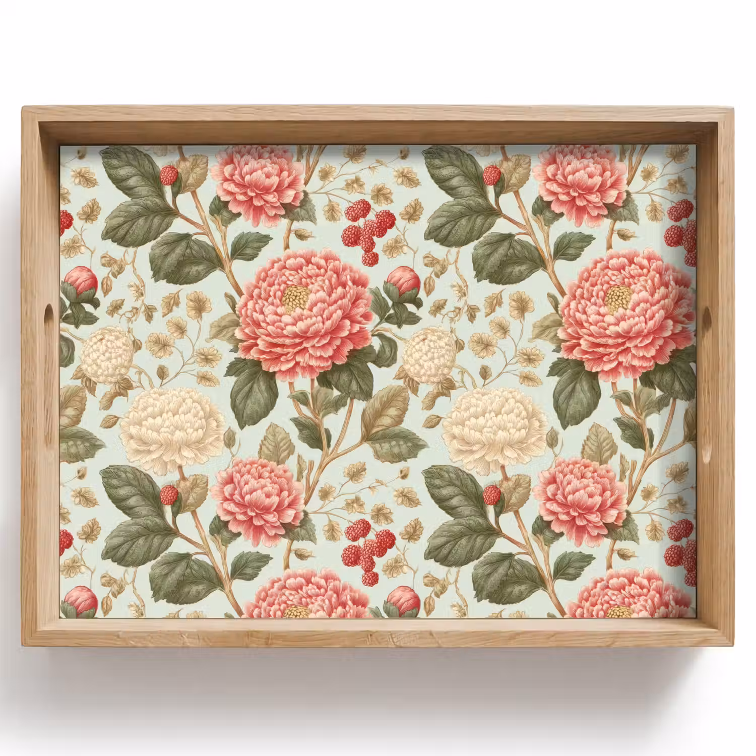 Klassiek - Botanisch - Veelkleurig Dienblad Rechthoek middel 911 -z3d_shopping