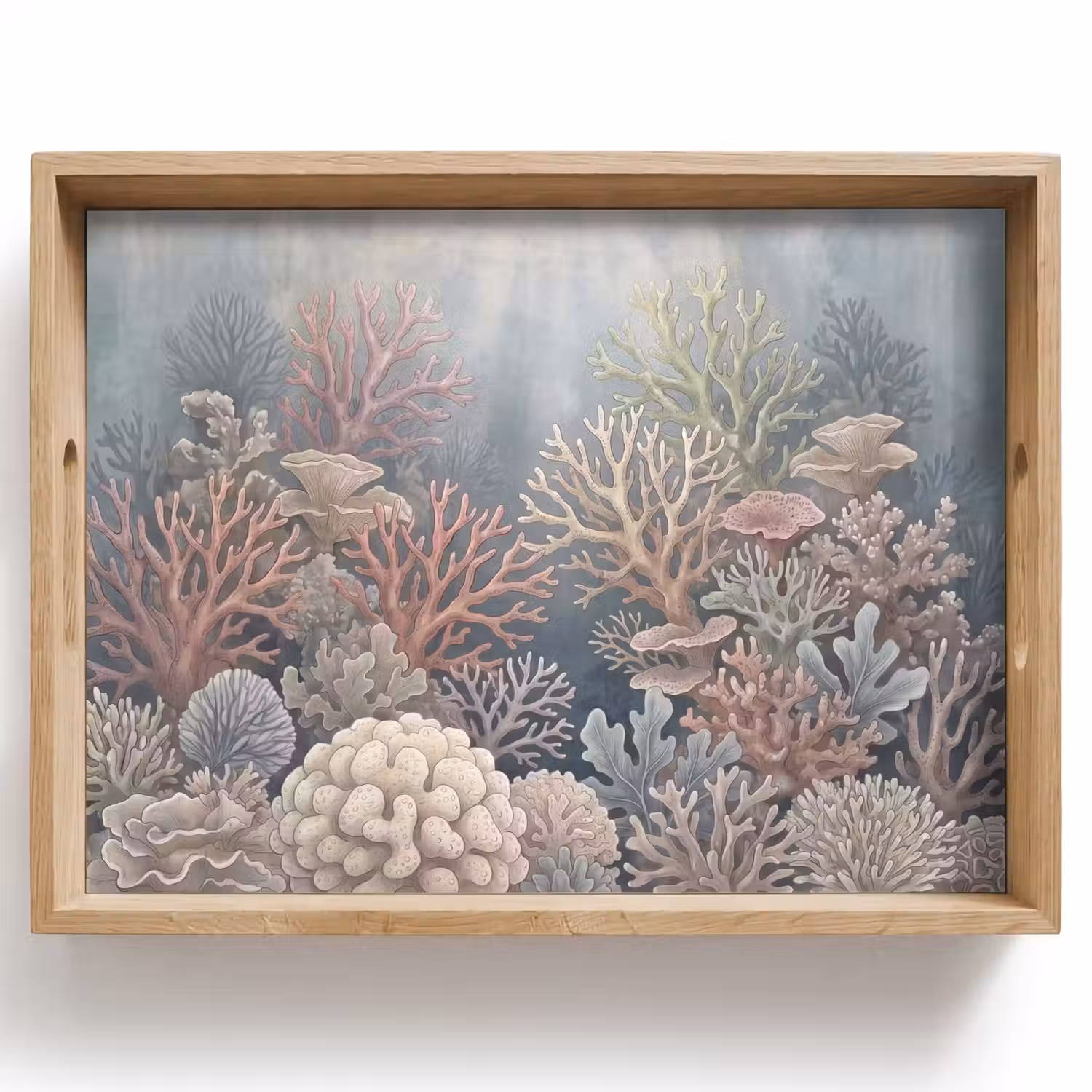 Koraal - Zeeleven - Onderwater - Illustratie - Natuur Dienblad Rechthoek middel -z3d_shopping