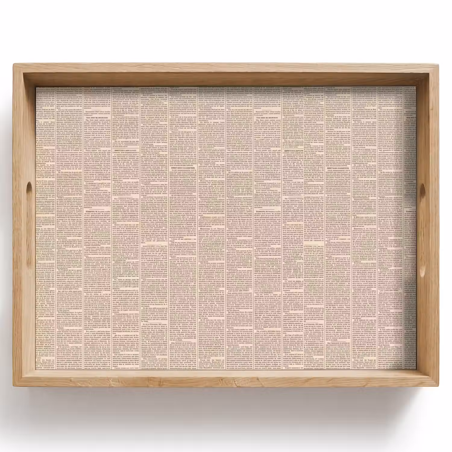 Krant - Nieuws - Historisch - Vintage - Beige Dienblad Rechthoek middel -z3d_shopping