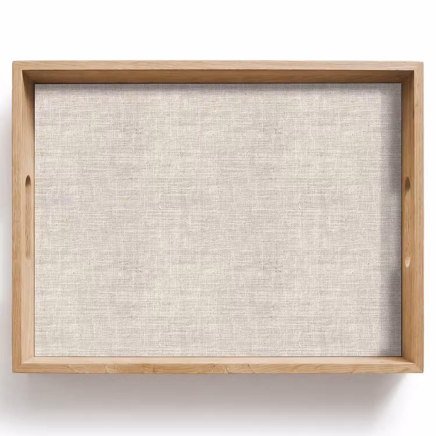 Linnen - Textuur - Beige Dienblad Rechthoek middel 911 -z3d_shopping