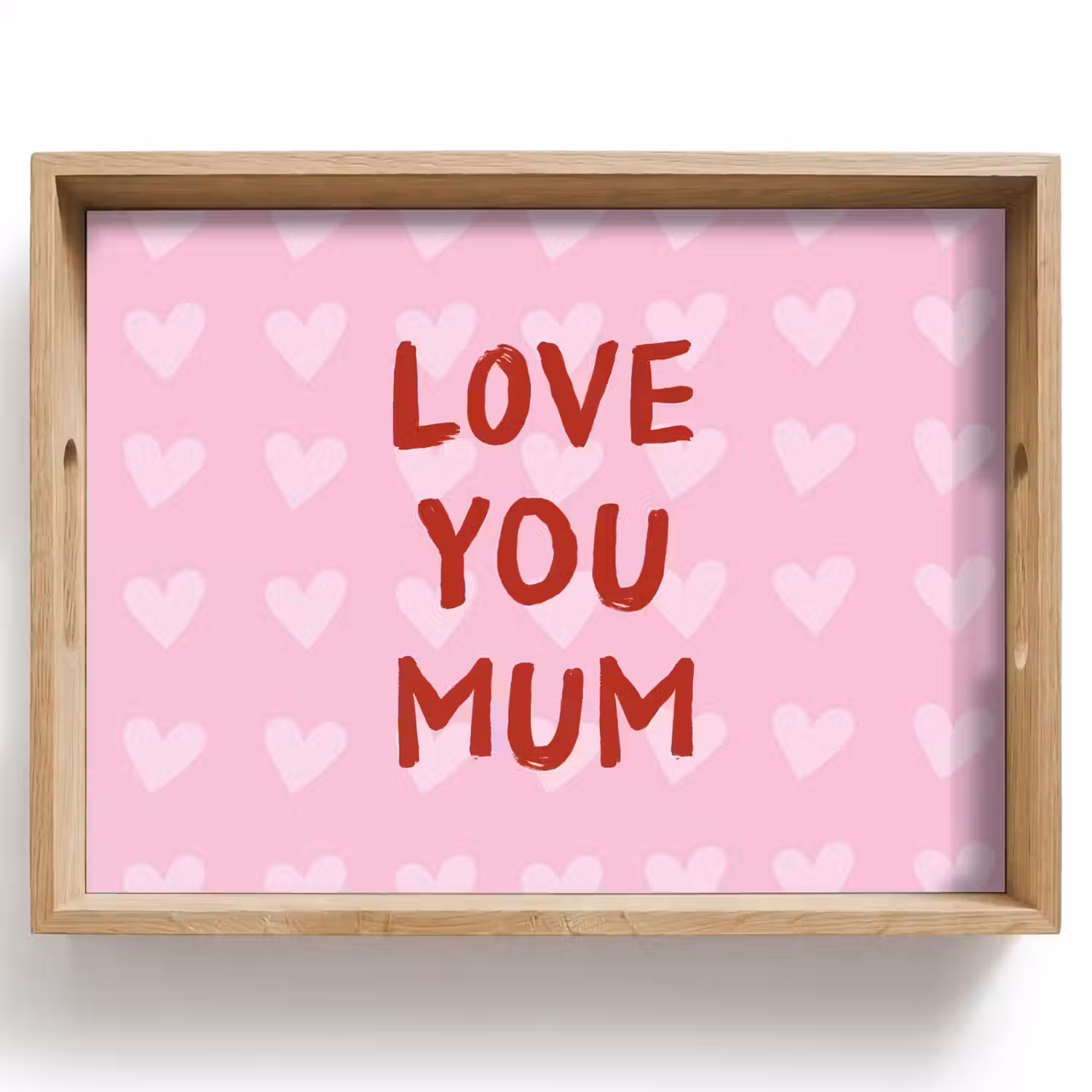 Love - Quote - Moeder - Rood Dienblad Rechthoek middel -z3d_shopping