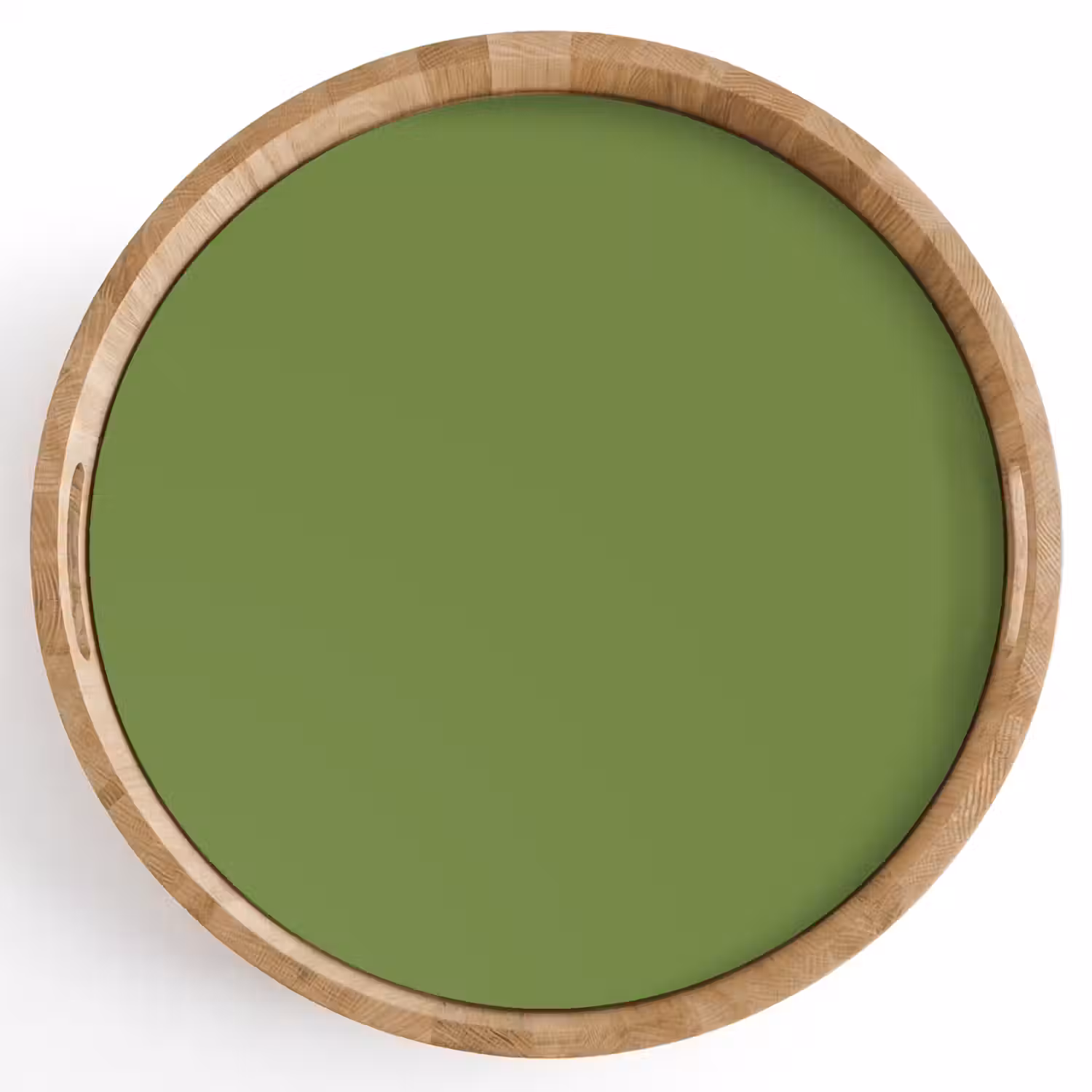 Moss - Green - Groen Dienblad Rond middel 914 -z3d_shopping