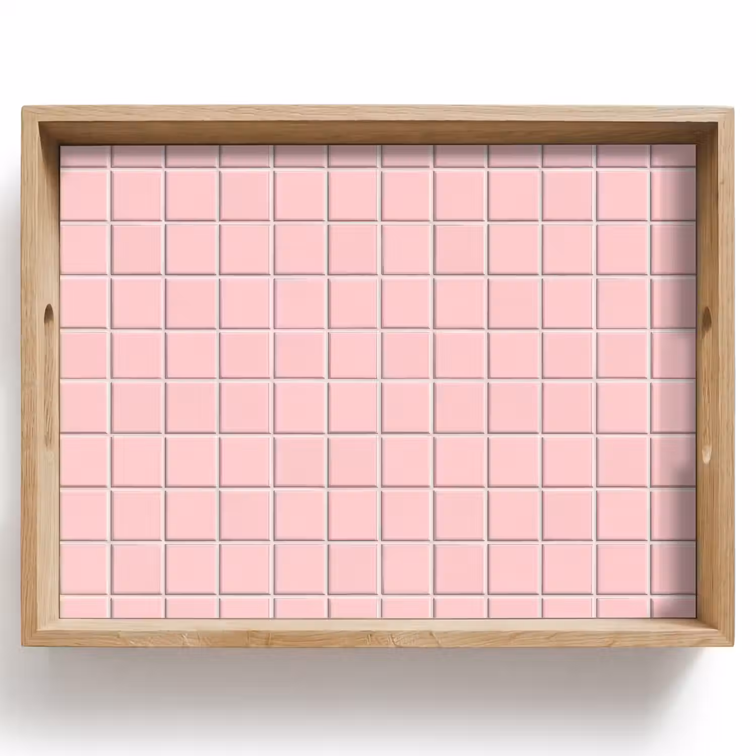 Patroon - Tegel - Pastelroze Dienblad Rechthoek middel 911 -z3d_shopping