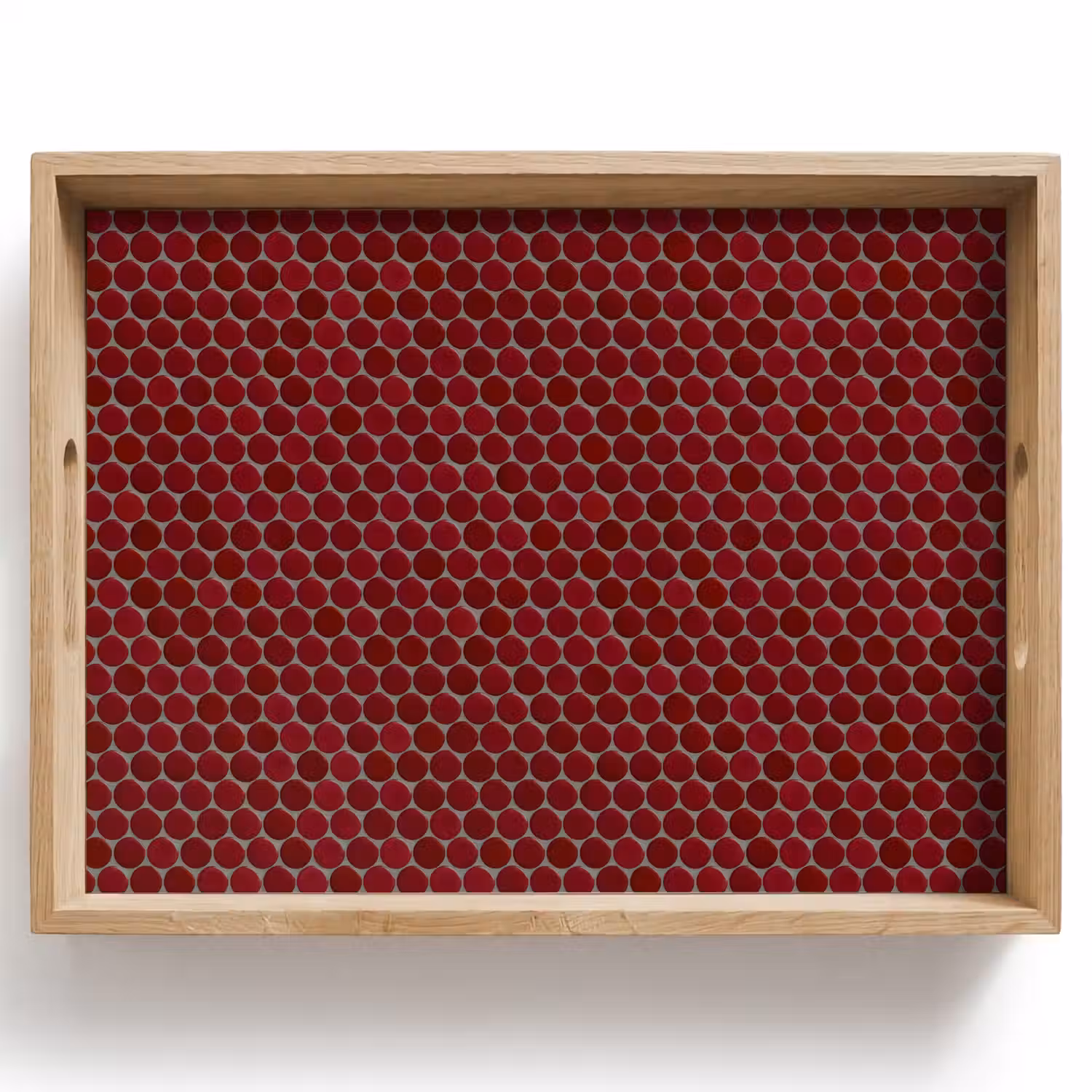 Penny - Mozaïek - Rond - Rood Dienblad Rechthoek middel 911 -z3d_shopping