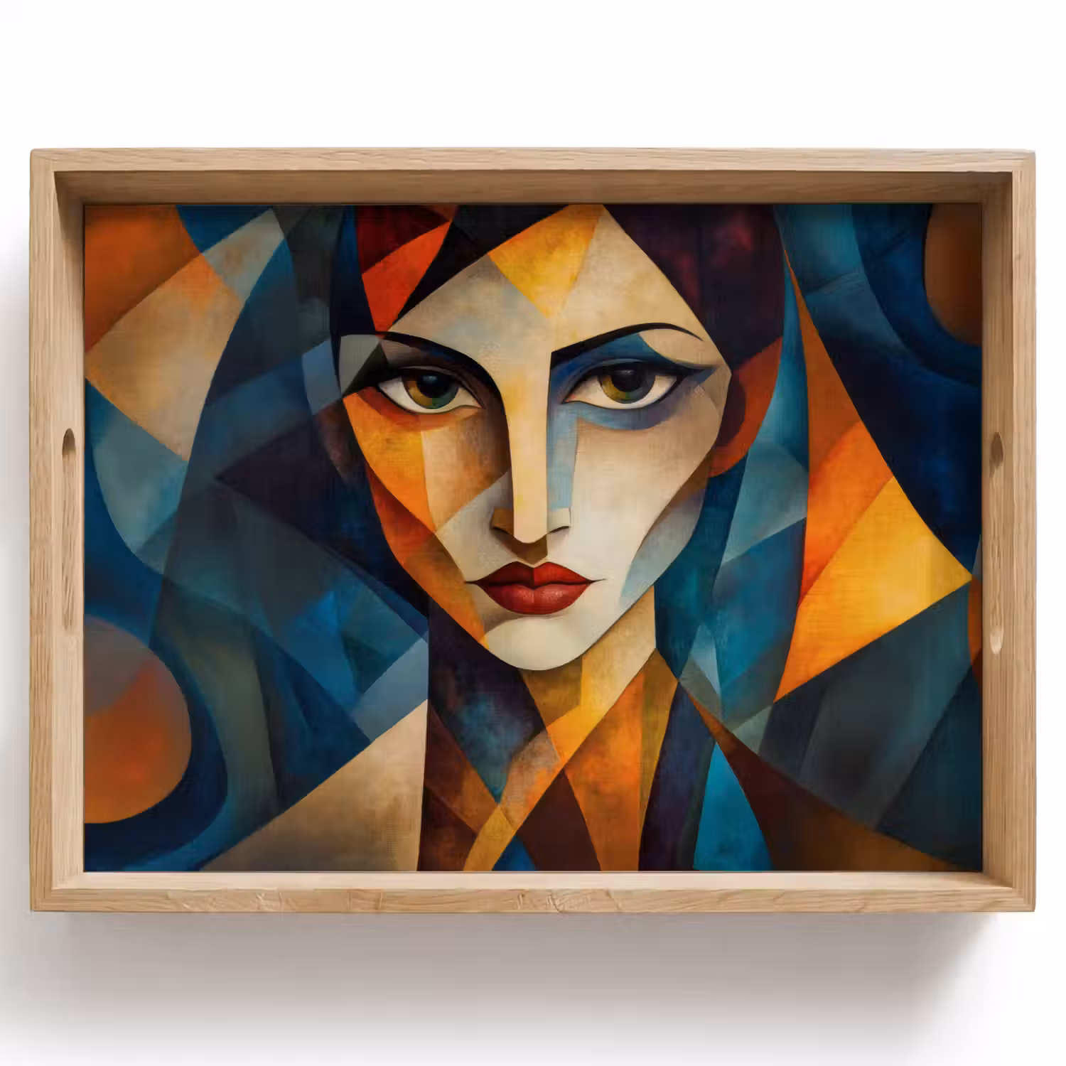 Portret - Abstract - Vormen Dienblad Rechthoek middel -z3d_shopping