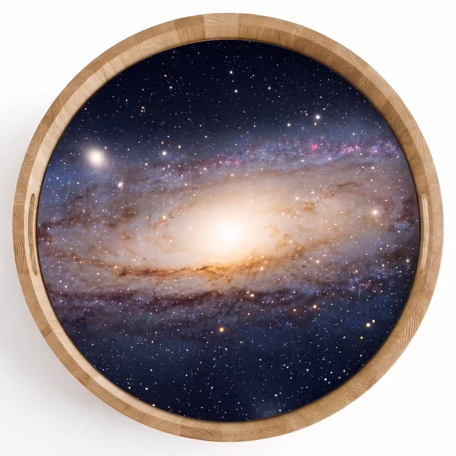 Dienblad - Sterrenstelsel - Ruimte - Kosmos - Sterrenstelsel - Ruimte - Kosmos Dienblad Rond middel