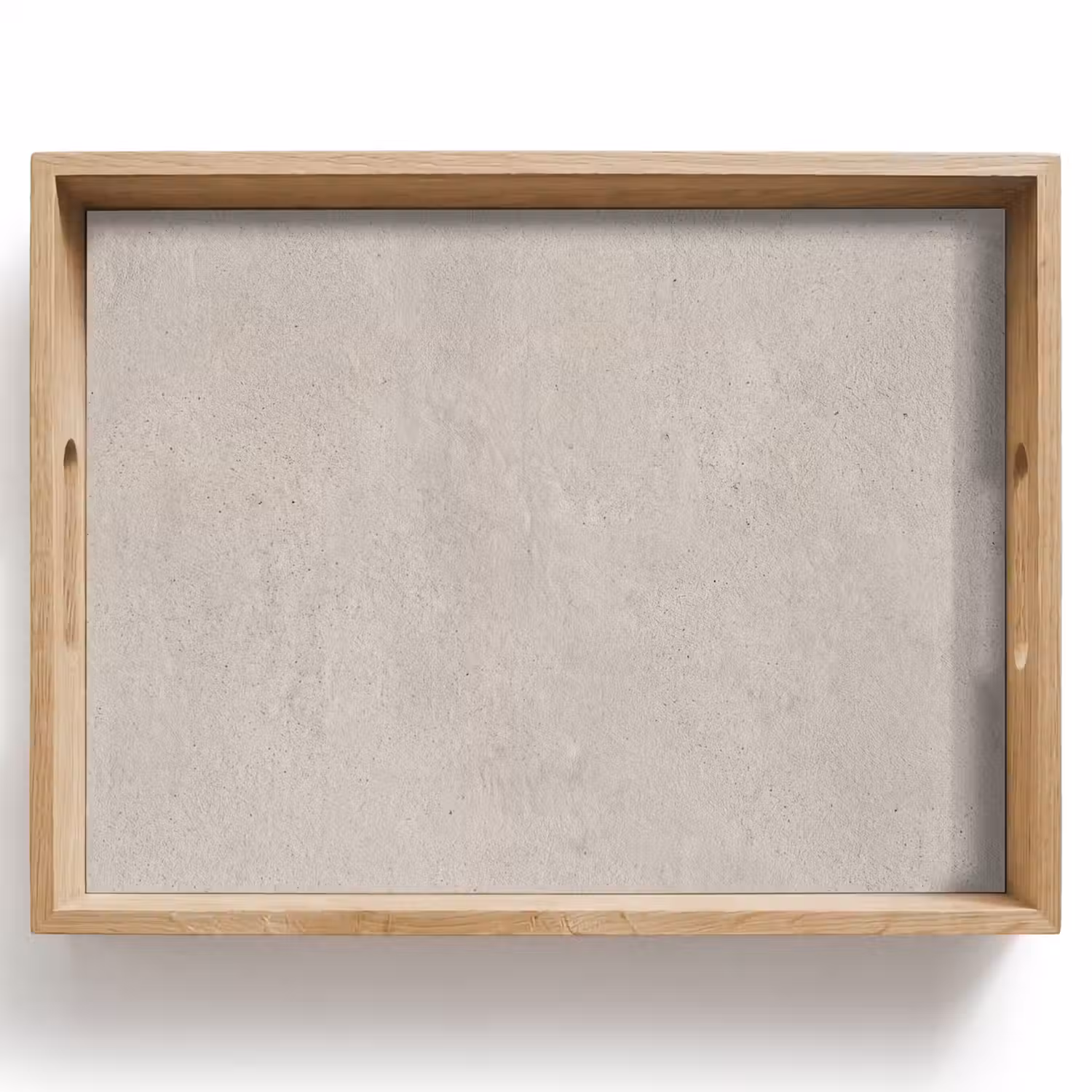 Textuur - Effen - Abstract - Beige Dienblad Rechthoek middel -z3d_shopping