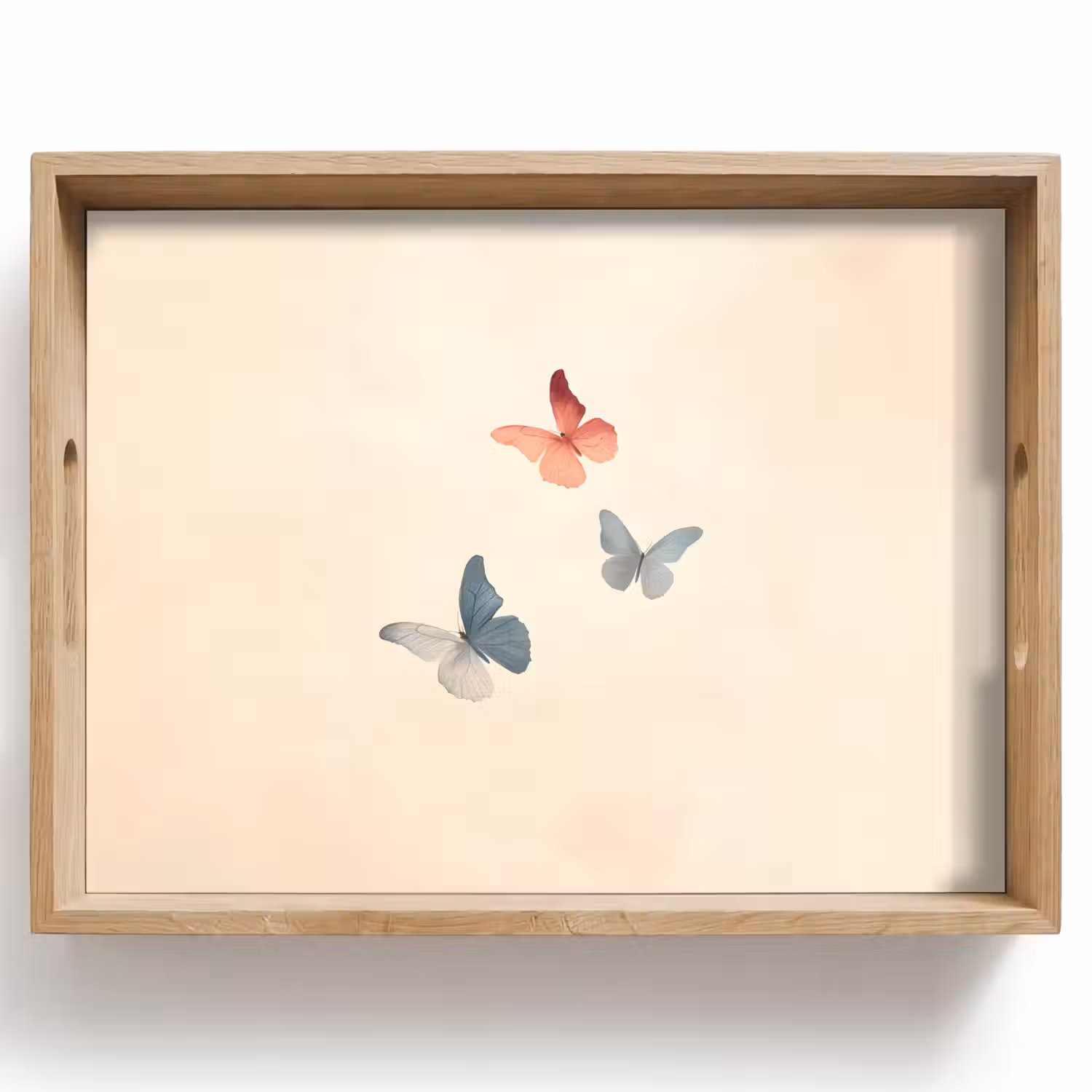 Vlinders - Minimalistisch - Roze Dienblad Rechthoek middel -z3d_shopping