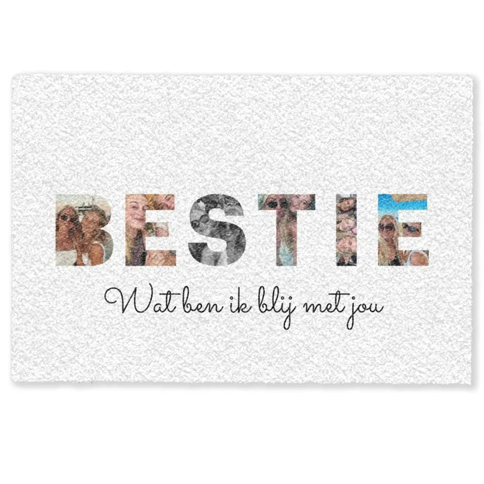 Bestie - Lettercollage Deurmat klein -zkaufland3d