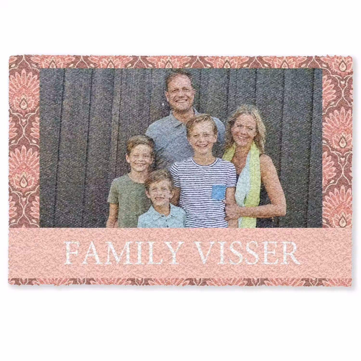 Familie - In - Patroon - Botanisch - Foto Deurmat klein -zkaufland3d