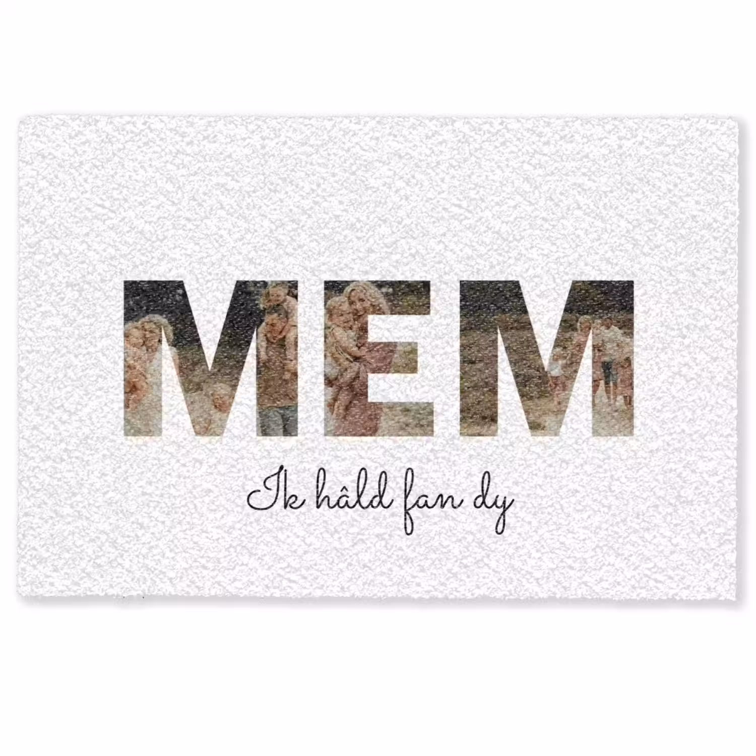 Mem - Lettercollage Deurmat klein -zkaufland3d