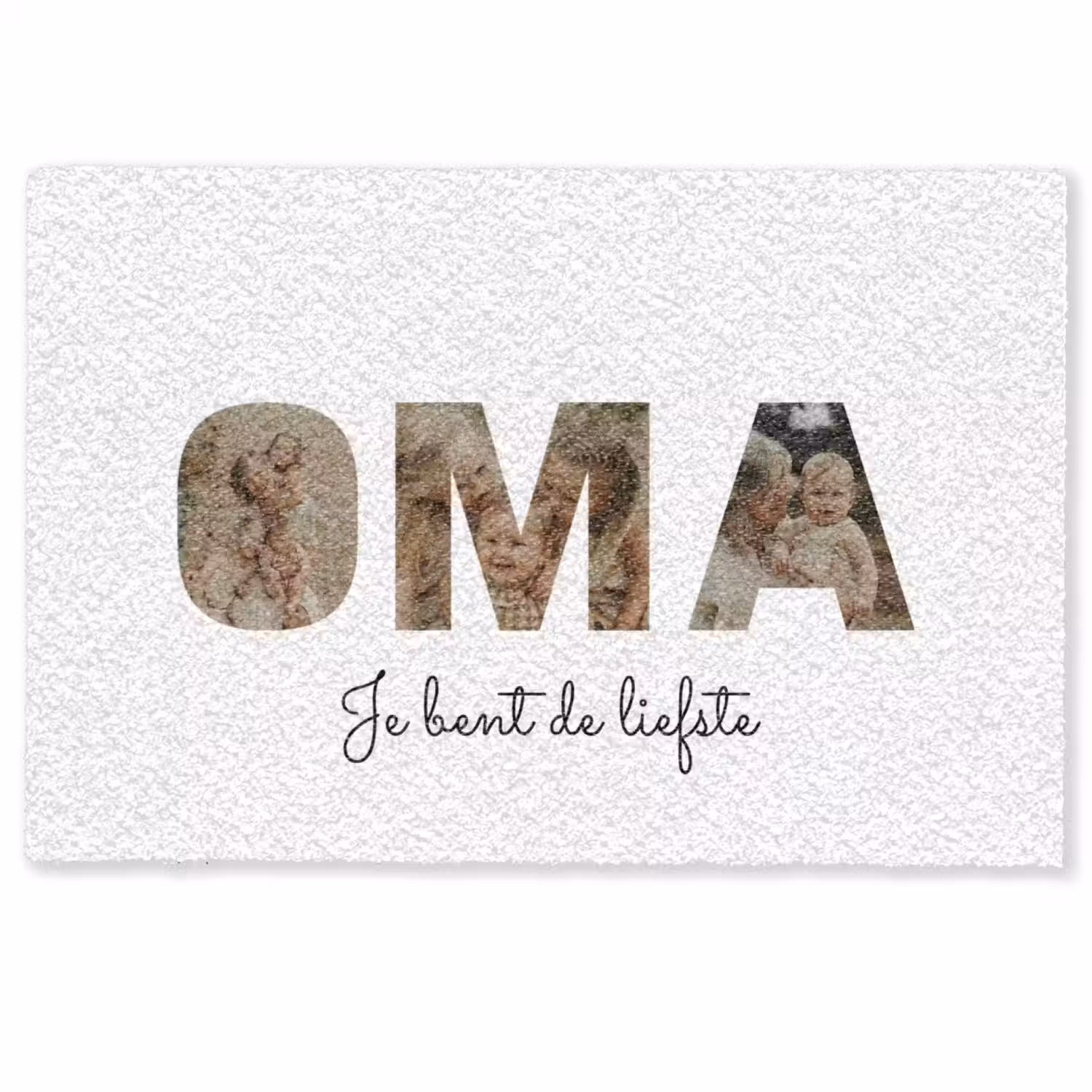 Oma - Lettercollage Deurmat klein -zkaufland3d