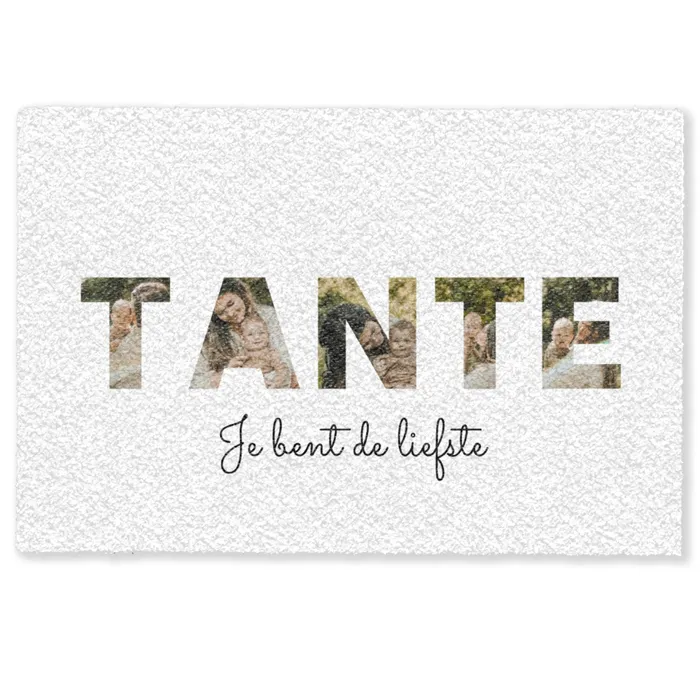 Tante - Lettercollage Deurmat klein -zkaufland3d