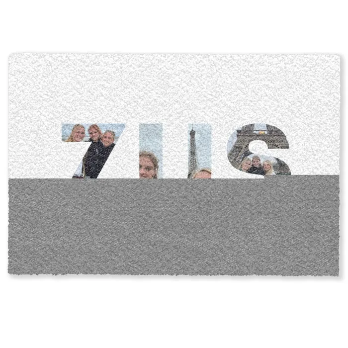 Zus - Lettercollage Deurmat klein -zkaufland3d