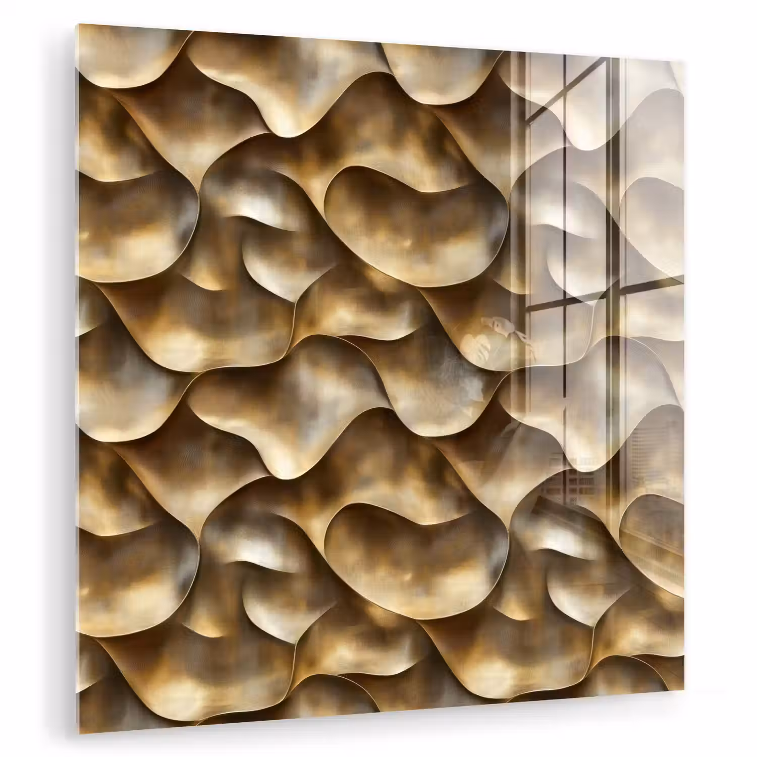 Abstract - Antiek - Goud plexiglas 5mm klein 11 -zzzproduct_nieuw