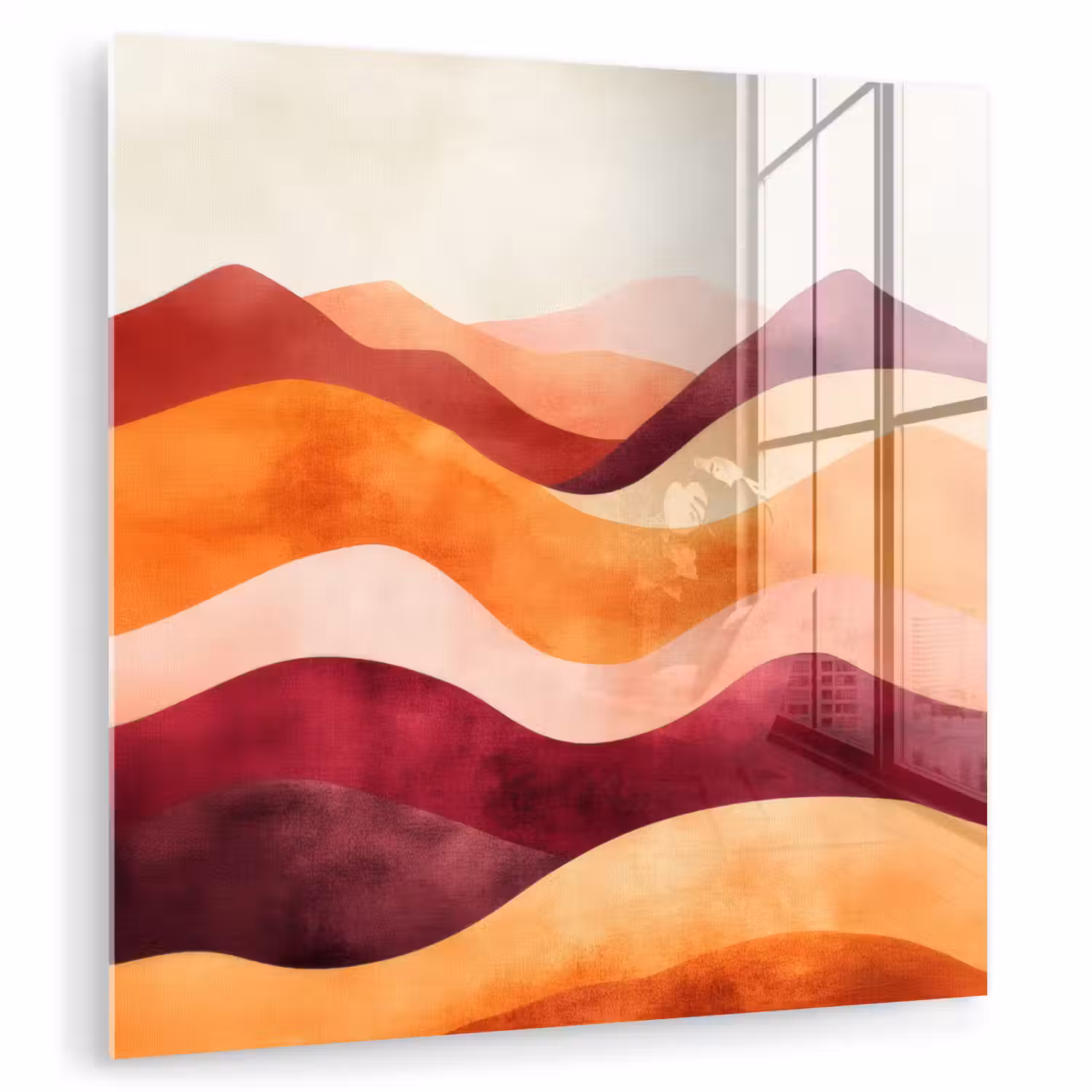Abstract - Landschap - Golven plexiglas 5mm klein -zzzproduct_nieuw