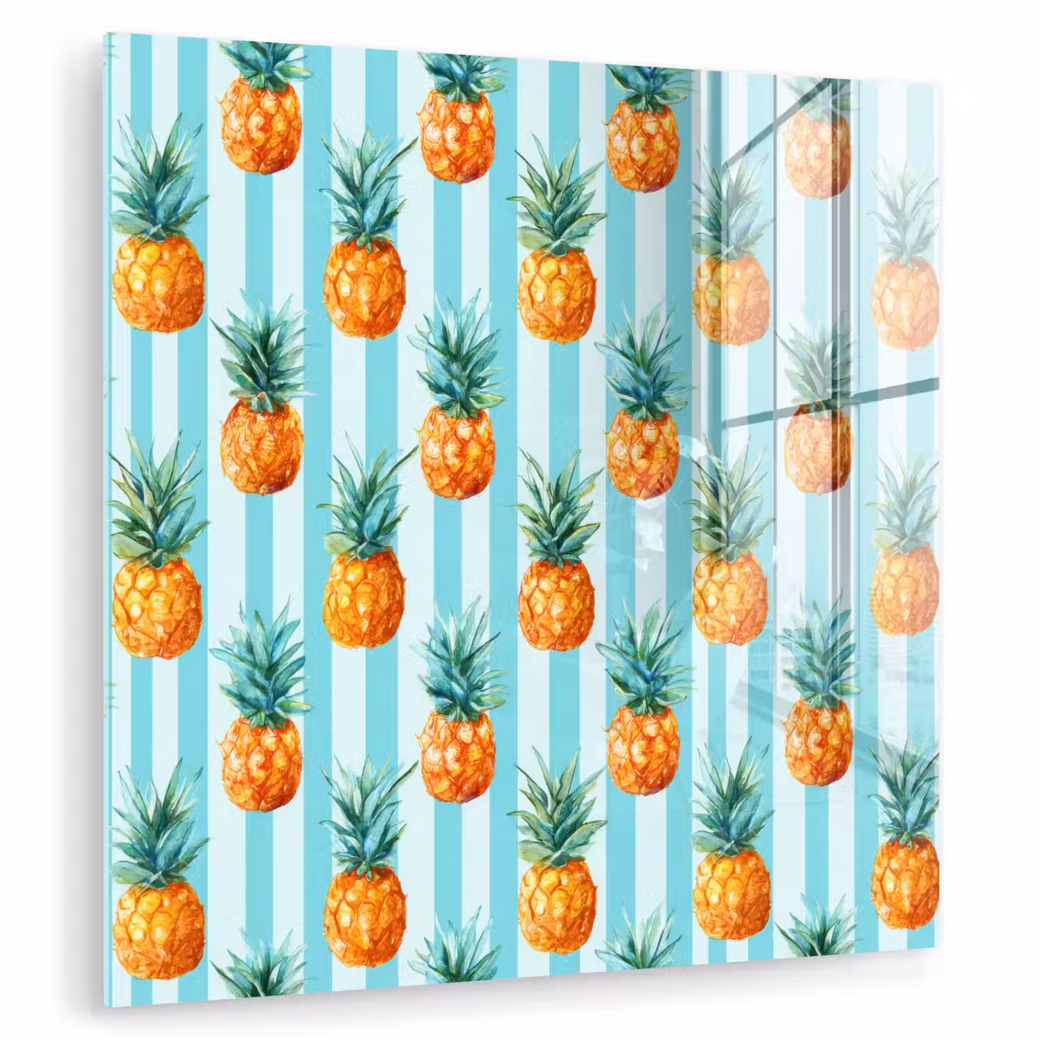 Ananas - Strepen - Groen plexiglas 5mm klein 11 -zzzproduct_nieuw