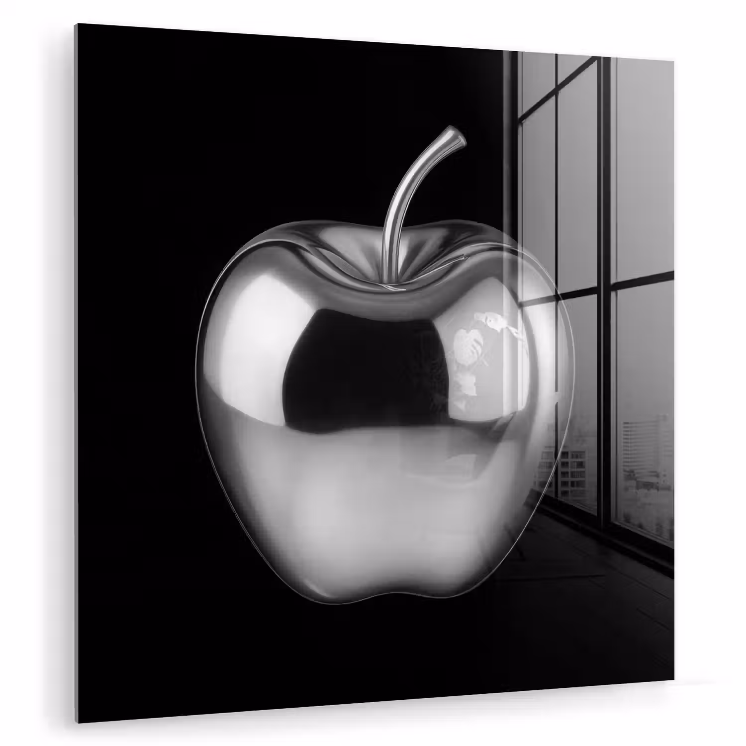Appel - Metallic - Symmetrisch plexiglas 5mm klein -zzzproduct_nieuw