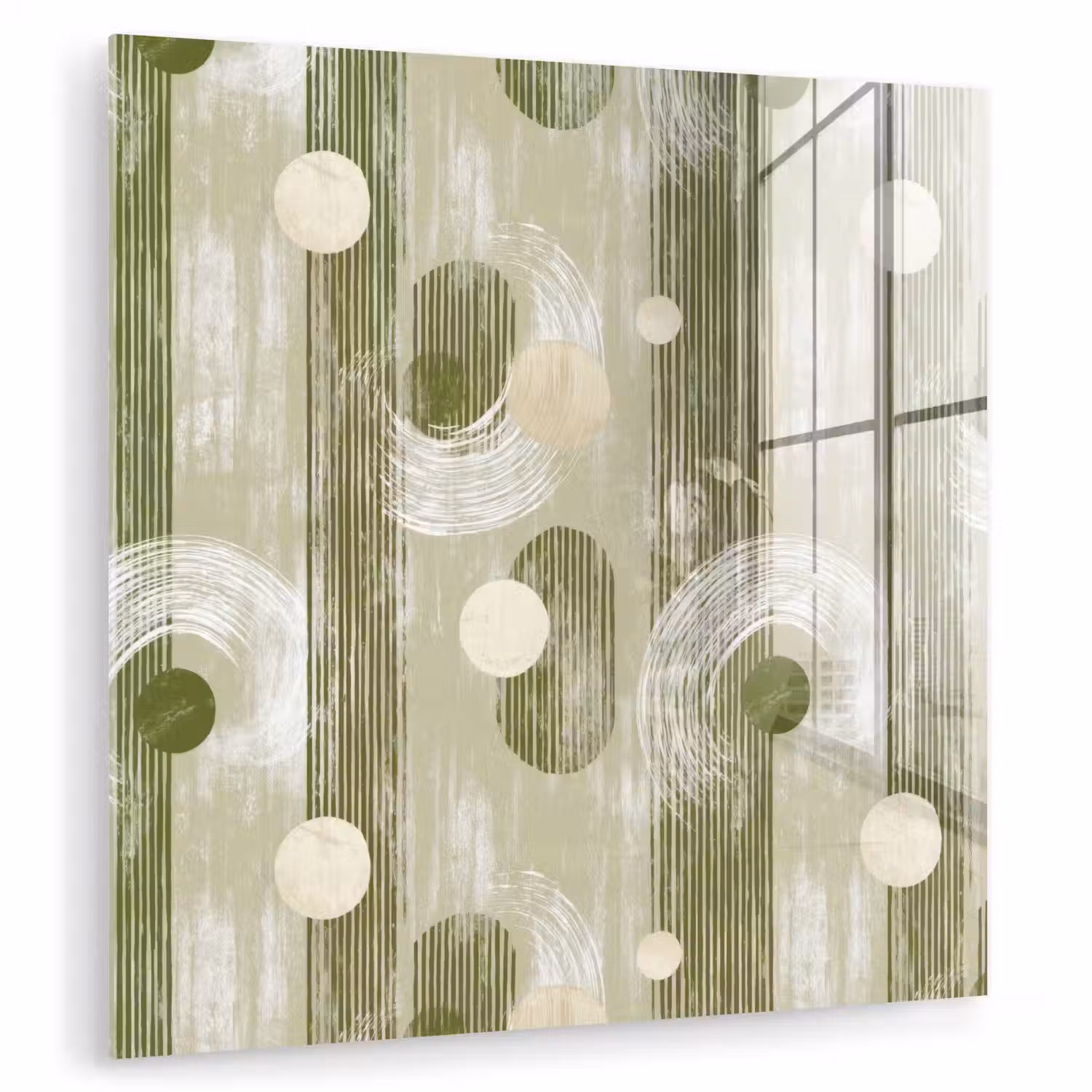 Artistiek - Modern - Groen plexiglas 5mm klein 11 -zzzproduct_nieuw