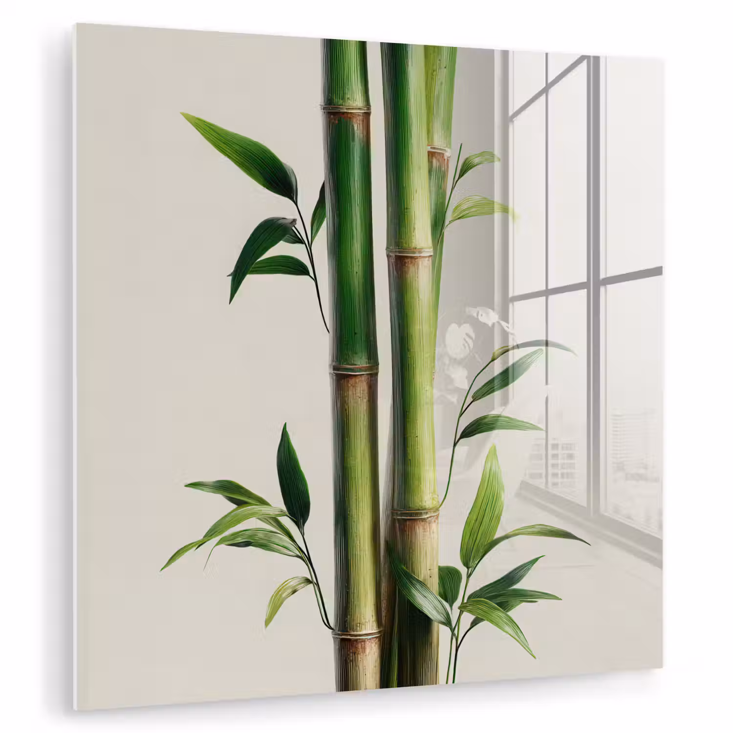 Bamboestengels - Sierlijk - Groen plexiglas 5mm klein -zzzproduct_nieuw