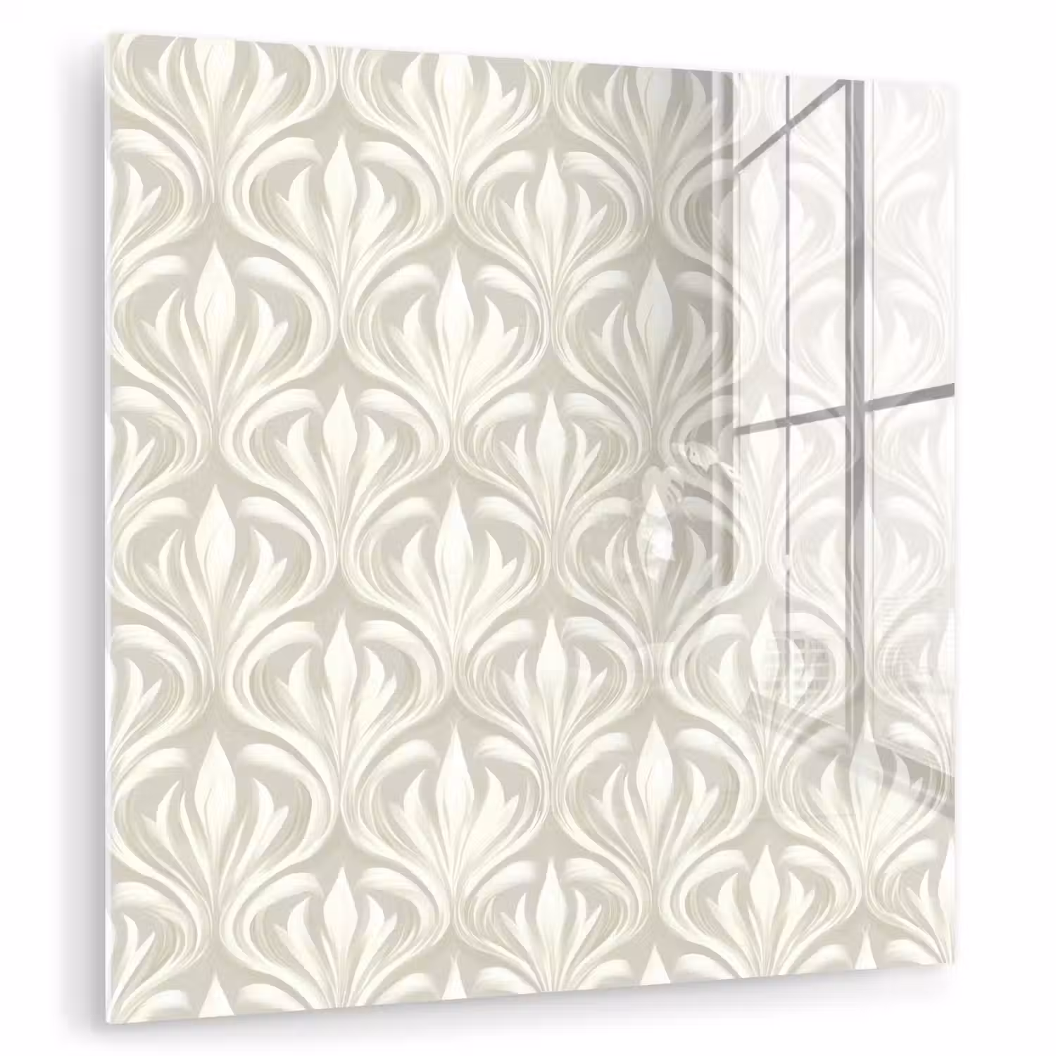 Barok - Patroon - Beige plexiglas 5mm klein 11 -zzzproduct_nieuw