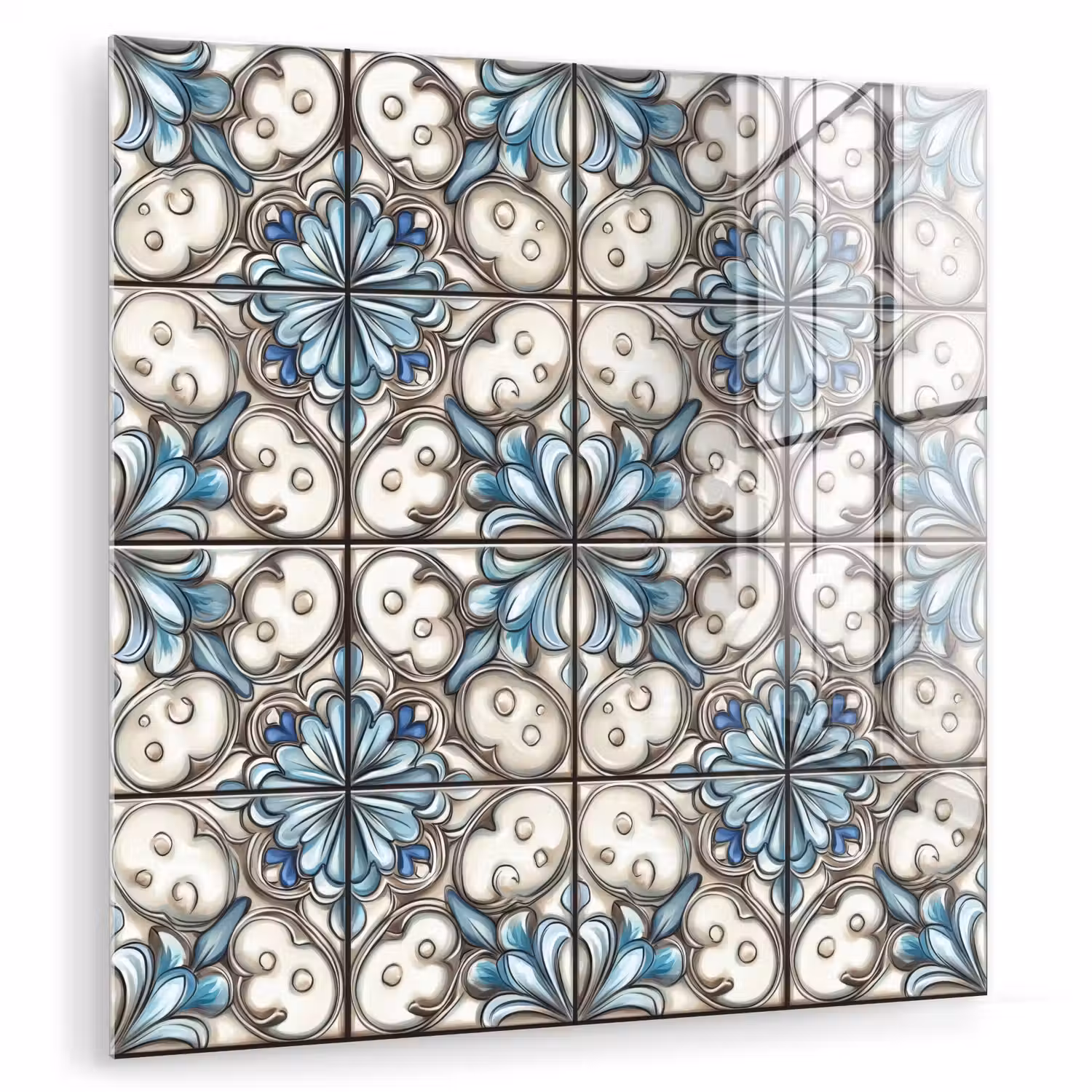 Barok - Tegel - Kleurrijk plexiglas 5mm klein 11 -zzzproduct_nieuw