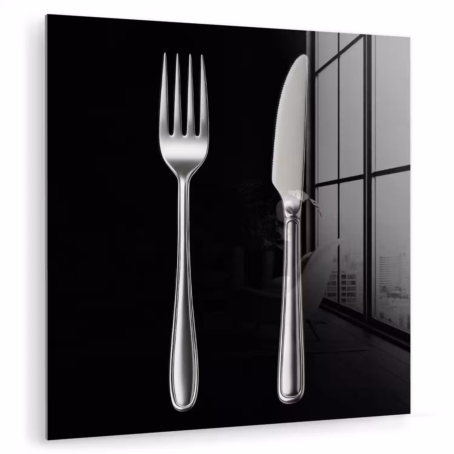 Bestek - Klassiek - Elegant plexiglas 5mm klein -zzzproduct_nieuw