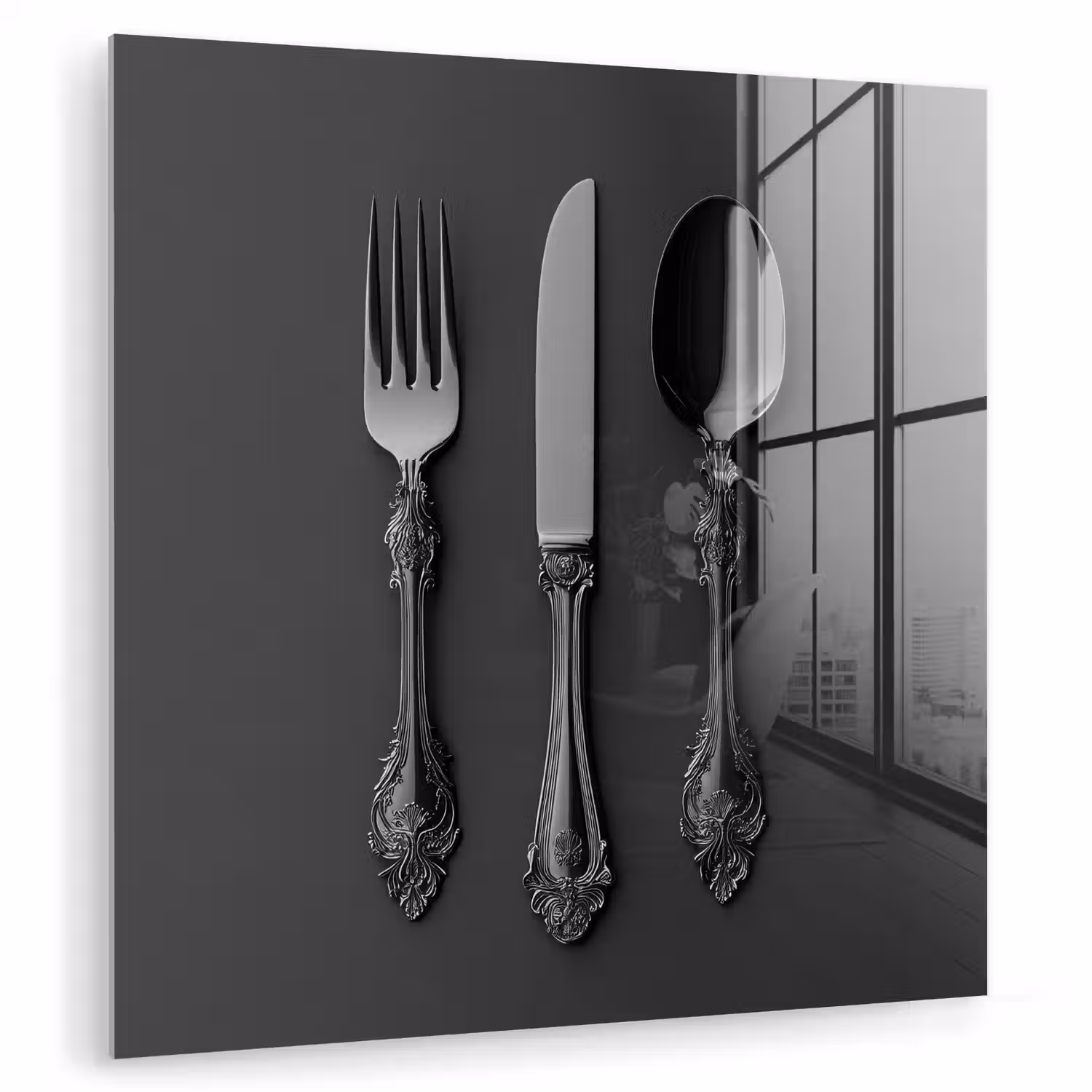 Bestek - Zwart plexiglas 5mm klein -zzzproduct_nieuw