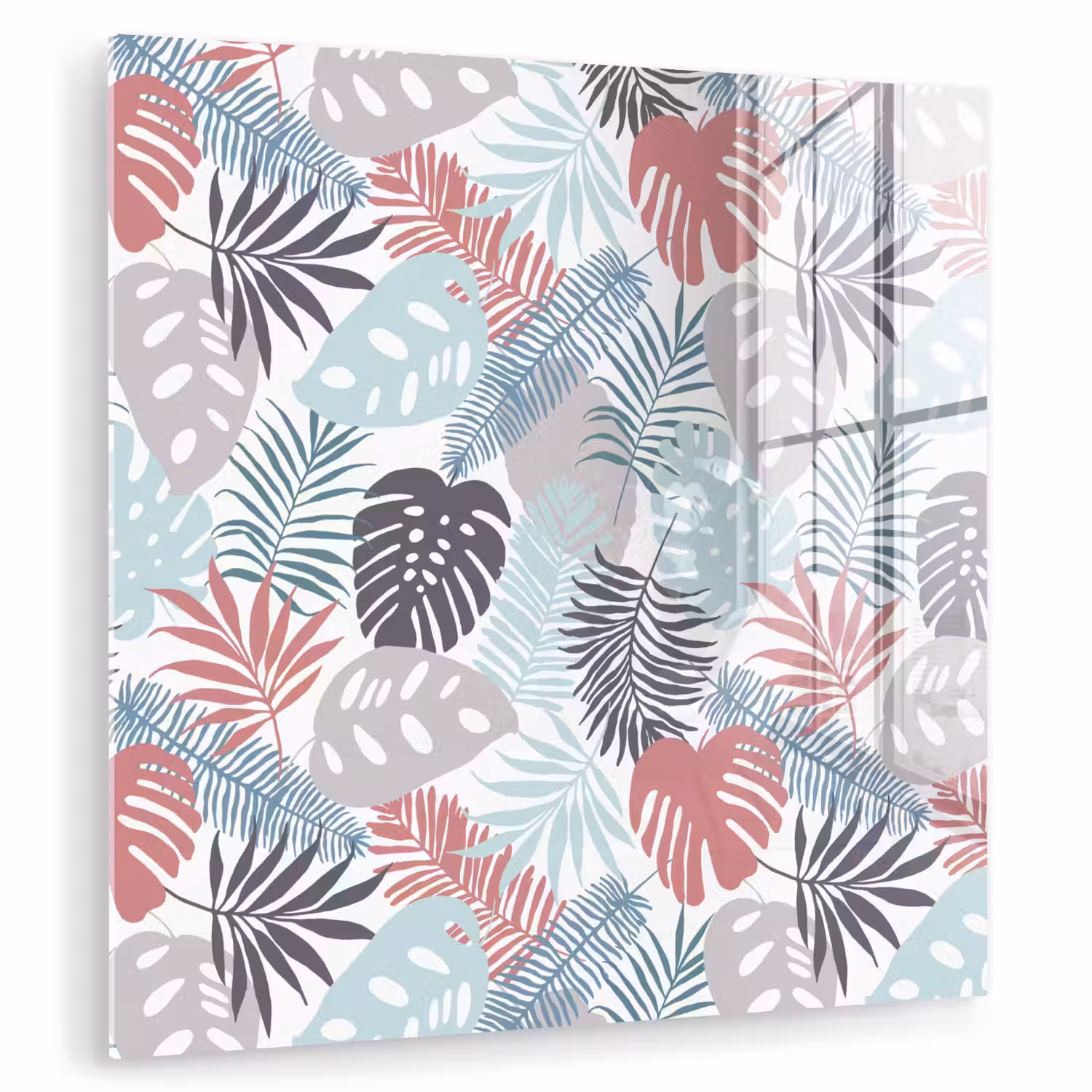 Bladeren - Jungle - Pastel - Tropisch plexiglas 5mm klein -zzzproduct_nieuw
