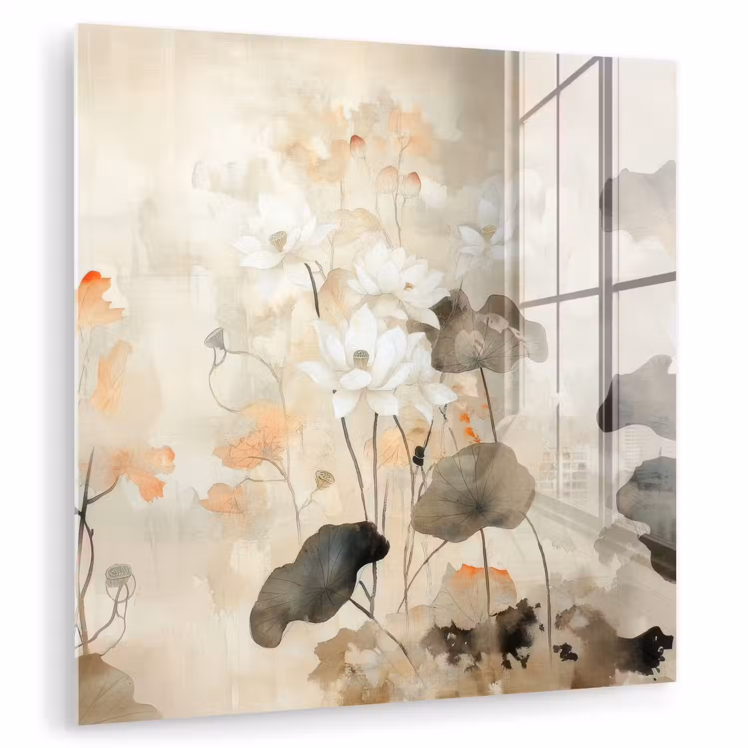 Bloemen - Japandi - Wabi sabi plexiglas 5mm klein -zzzproduct_nieuw