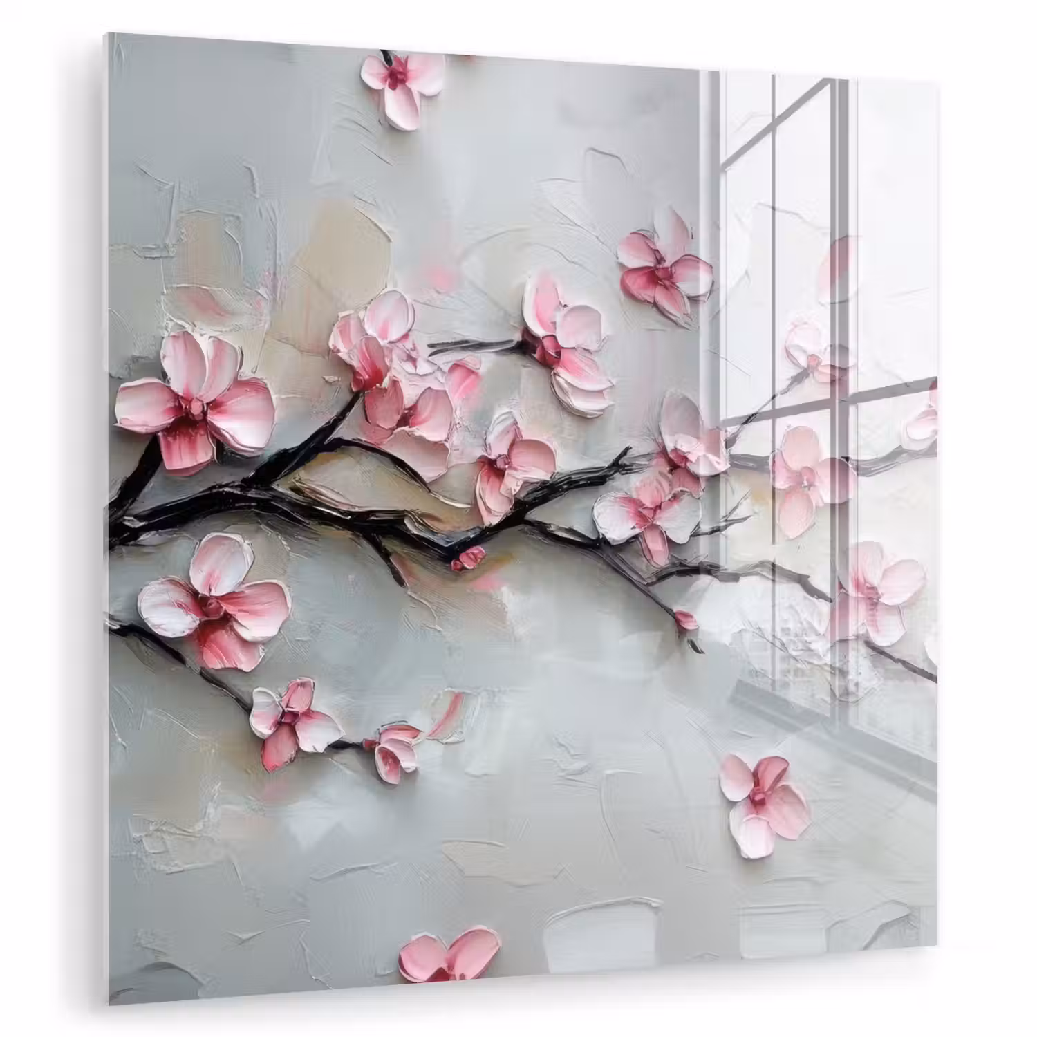 Bloesem - Kunstzinnig - Roze - Sakura plexiglas 5mm klein -zzzproduct_nieuw
