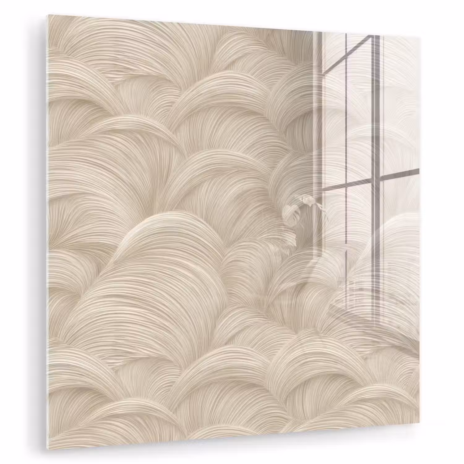 Bogen - Patroon - Beige plexiglas 5mm klein 11 -zzzproduct_nieuw