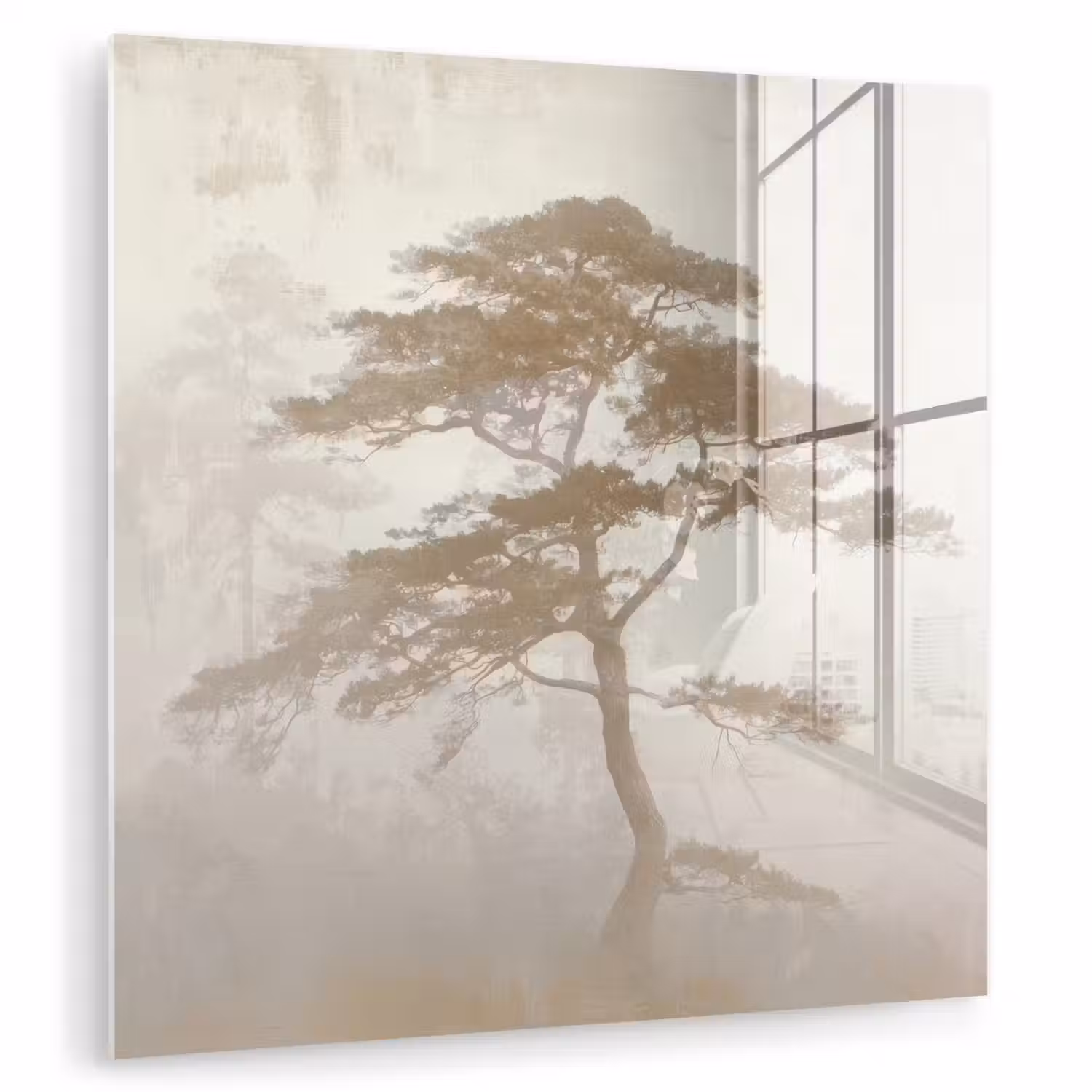 Boom - Oosterse stijl - Landschap plexiglas 5mm klein -zzzproduct_nieuw