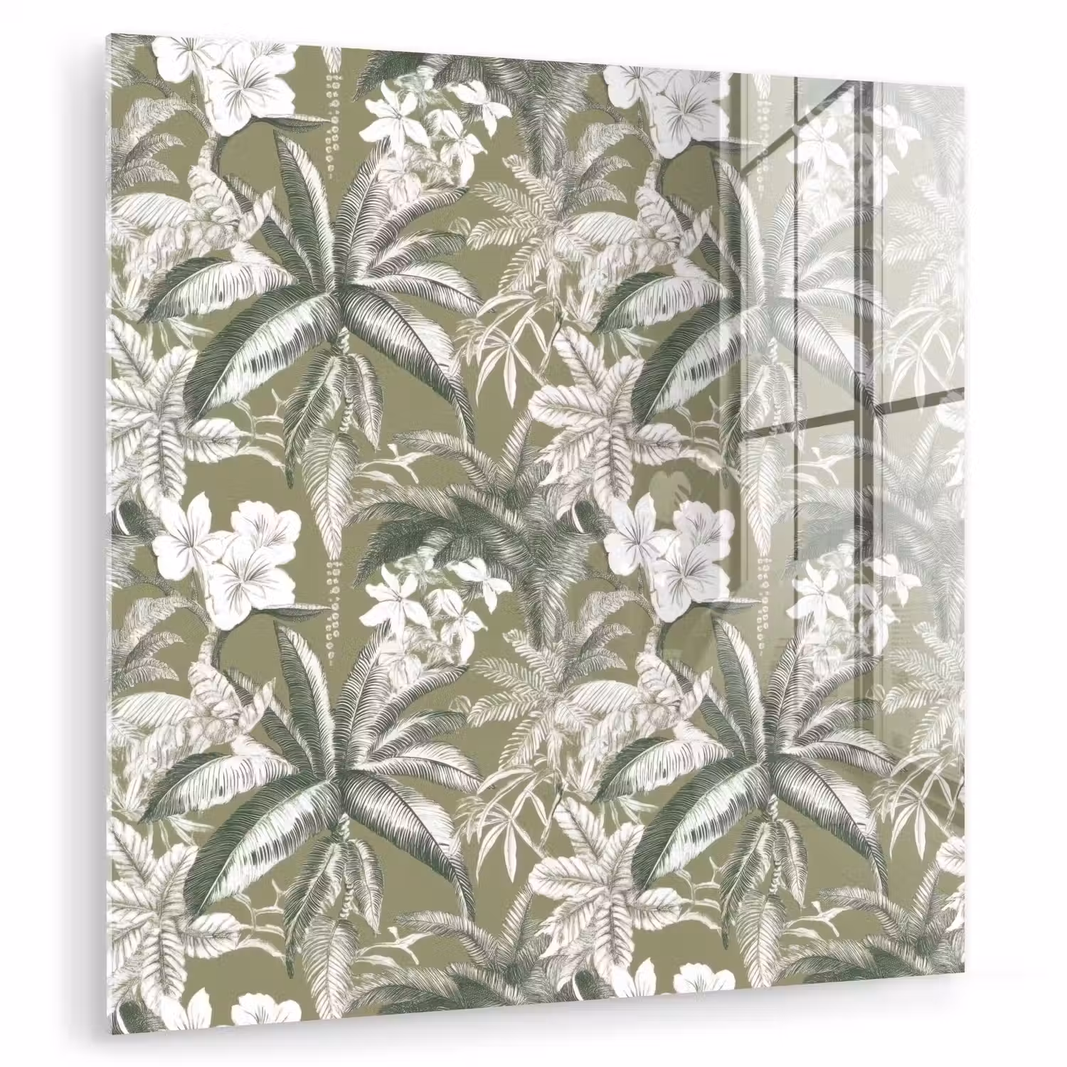 Botanisch - Bloemen - Groen plexiglas 5mm klein 11 -zzzproduct_nieuw