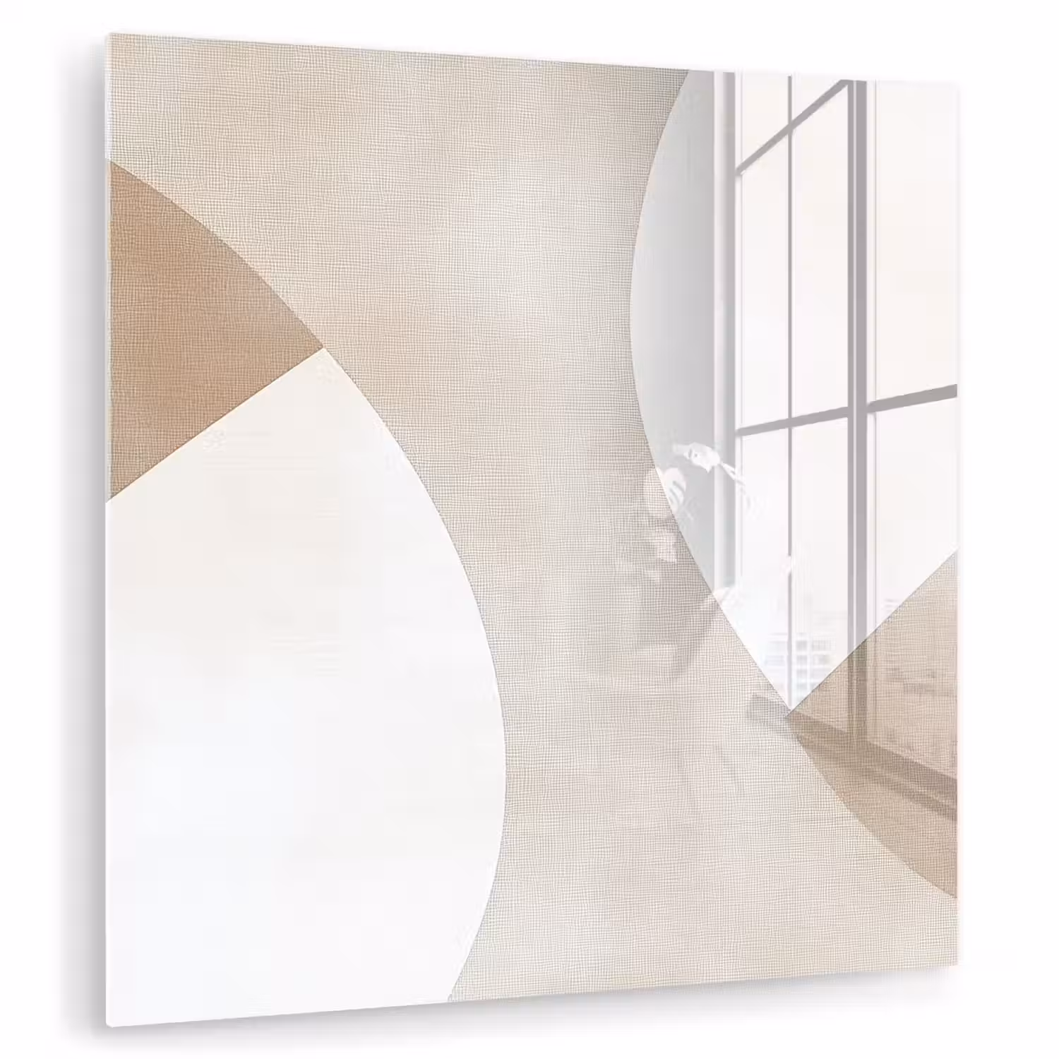 Bruin - Japandi - Abstract plexiglas 5mm klein -zzzproduct_nieuw