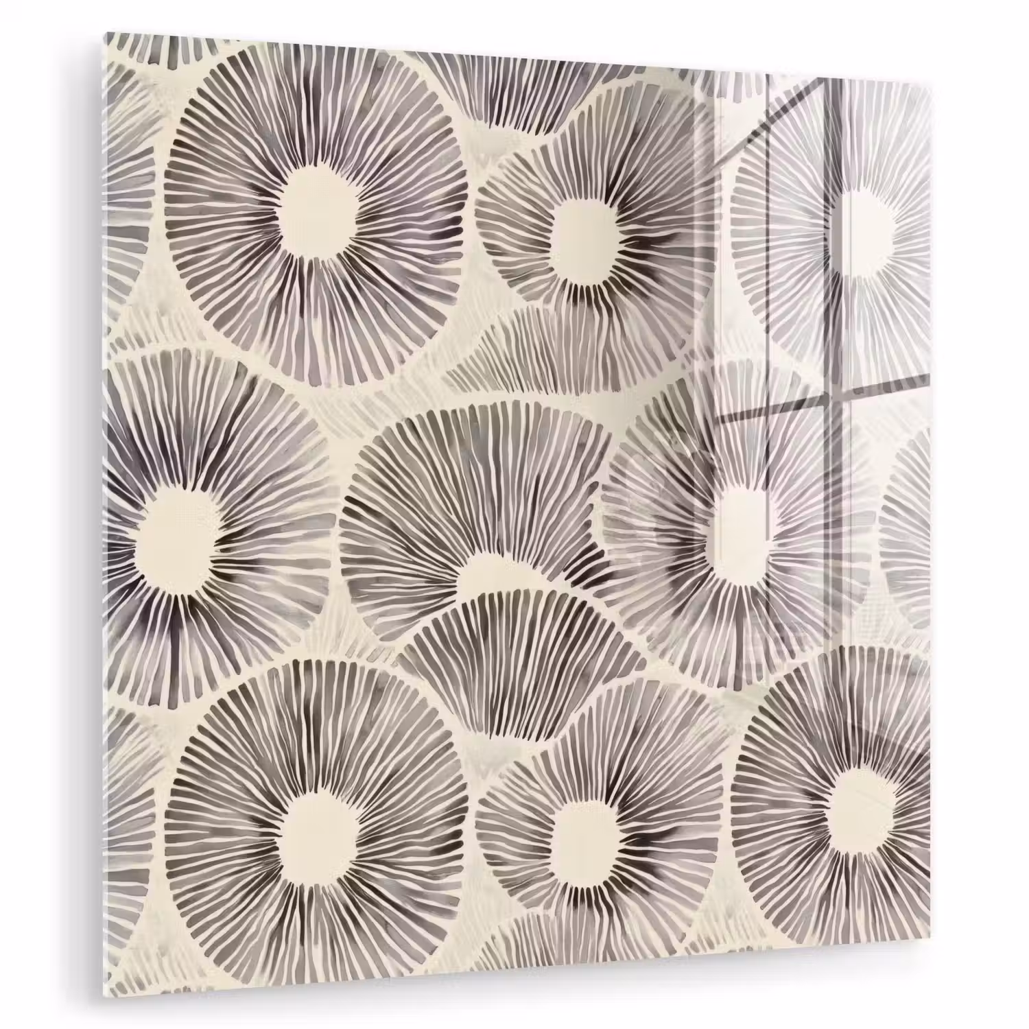 Cirkels - Patroon - Zwart plexiglas 5mm klein 11 -zzzproduct_nieuw