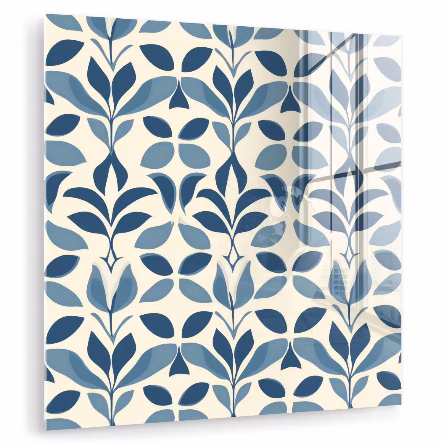 Flora - Modern - Blauw plexiglas 5mm klein 11 -zzzproduct_nieuw