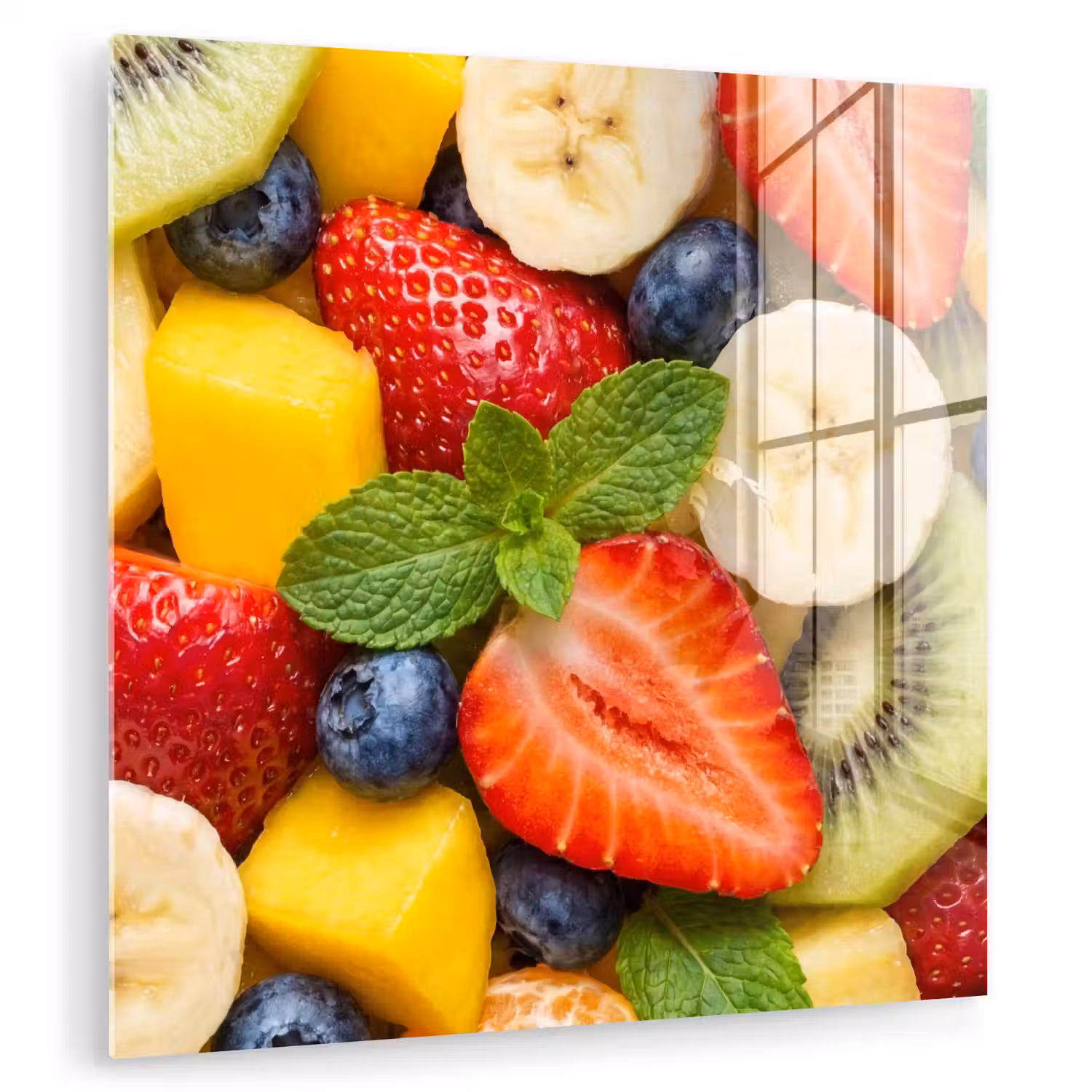 Fruit - Plakjes - Eten - Kleurrijk plexiglas 5mm klein -zzzproduct_nieuw