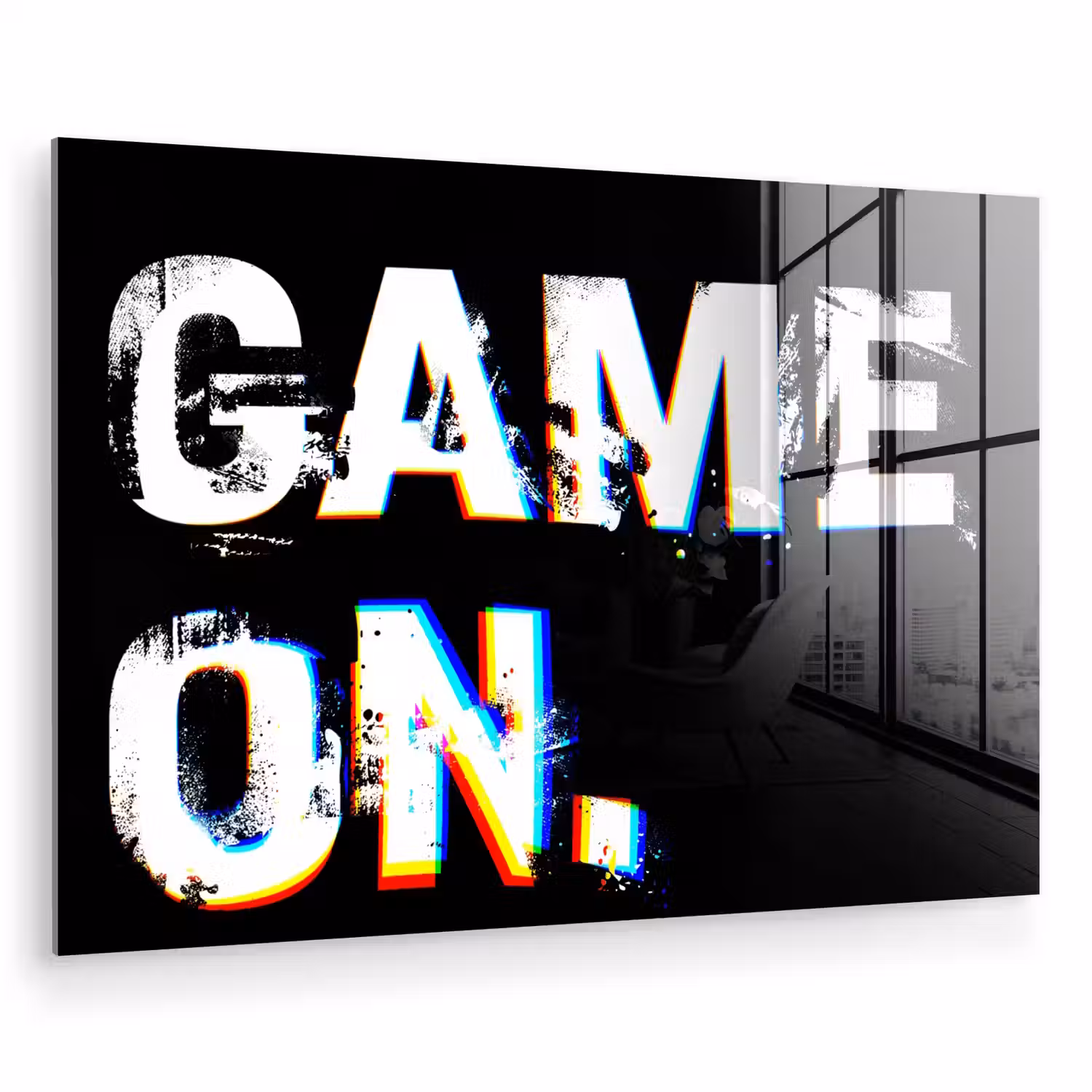 Gaming - Game - Spreuken - Quotes - Game on plexiglas 5mm klein -zzzproduct_nieuw