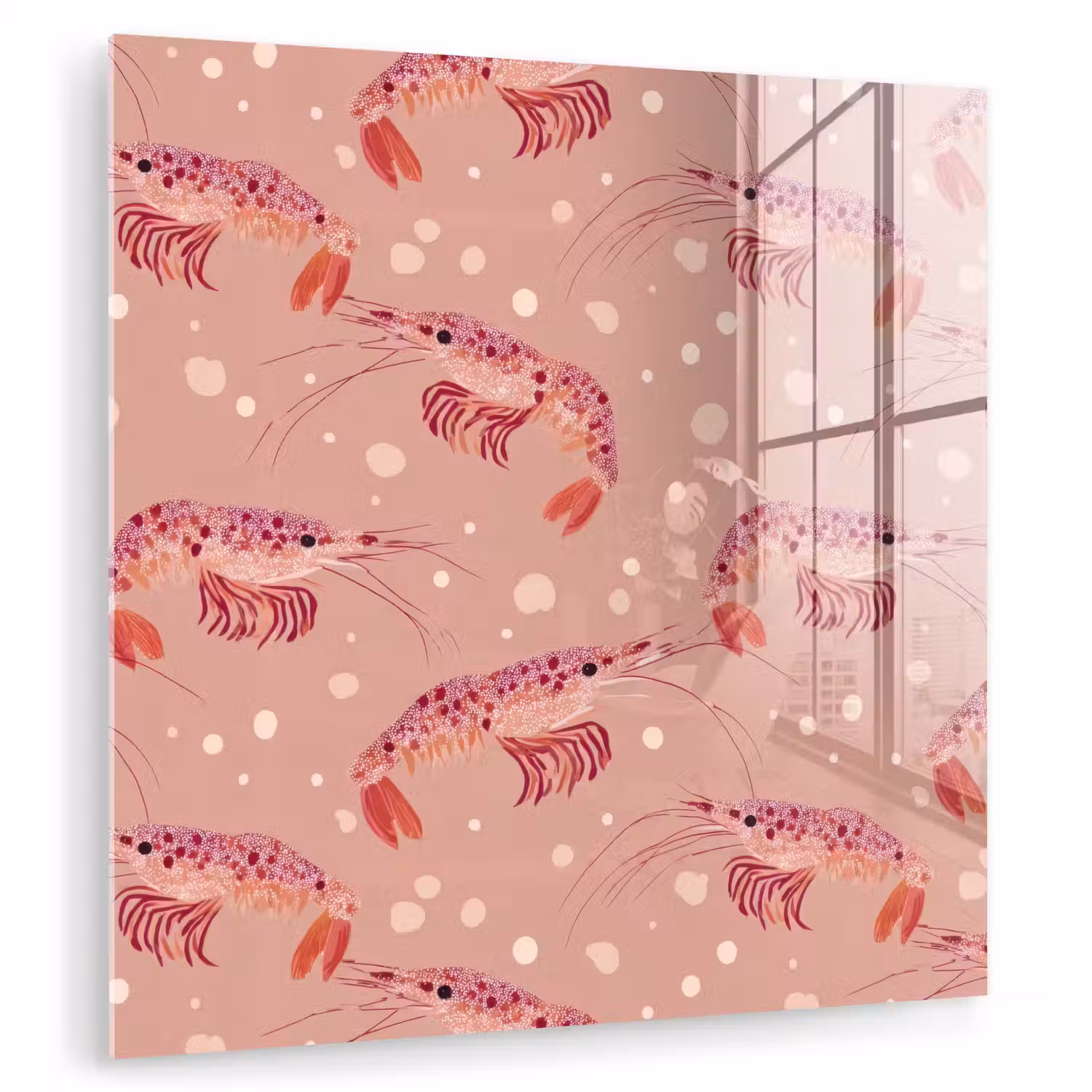 Garnalen - Stippen - Roze plexiglas 5mm klein 11 -zzzproduct_nieuw