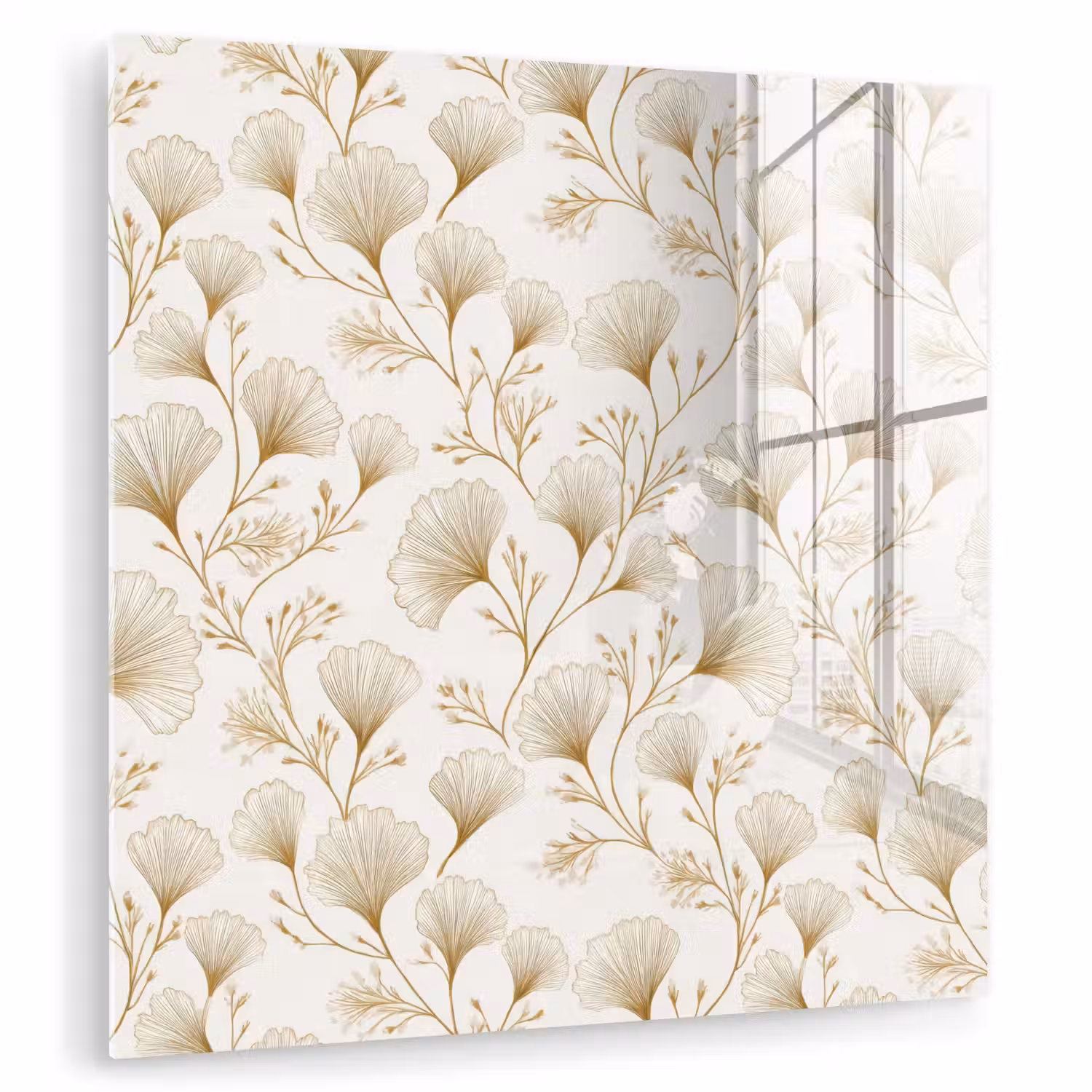 Ginkgo - Takken - Goud plexiglas 5mm klein 11 -zzzproduct_nieuw