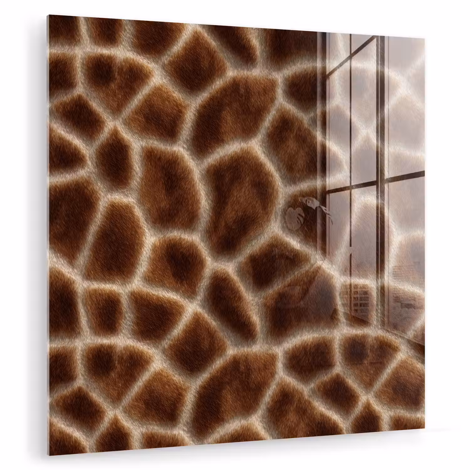 Giraf - Bruin - Vacht plexiglas 5mm klein 11 -zzzproduct_nieuw