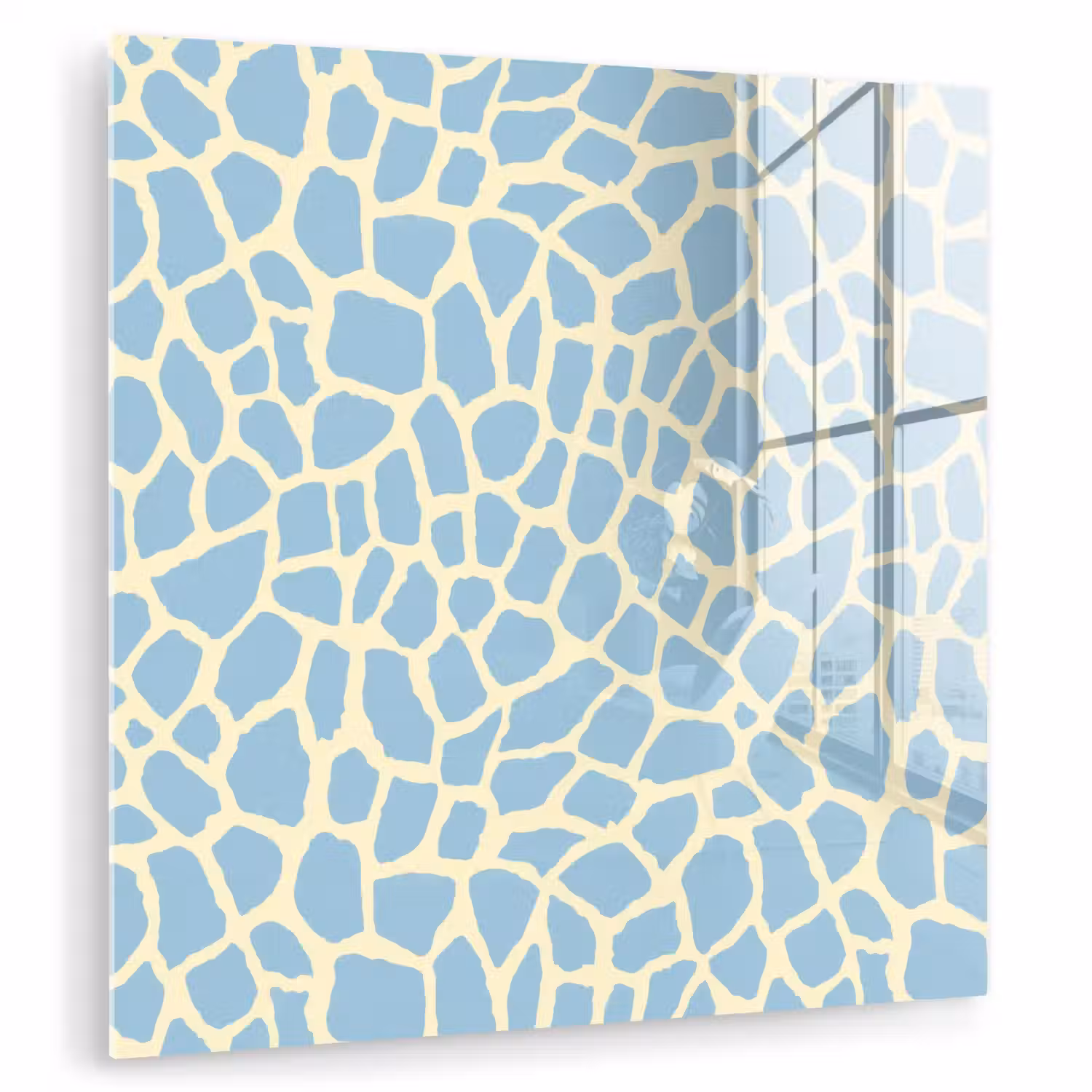 Giraf - Modern - Blauw plexiglas 5mm klein 11 -zzzproduct_nieuw