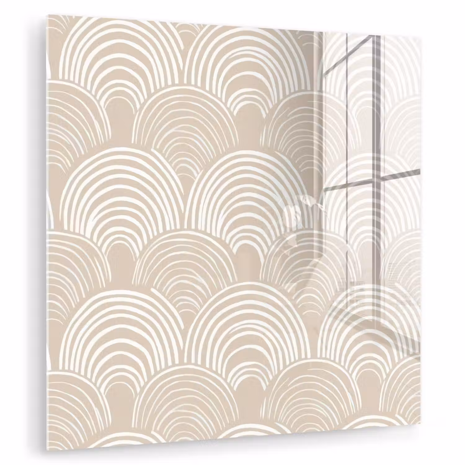 Golven - Structuur - Beige plexiglas 5mm klein 11 -zzzproduct_nieuw