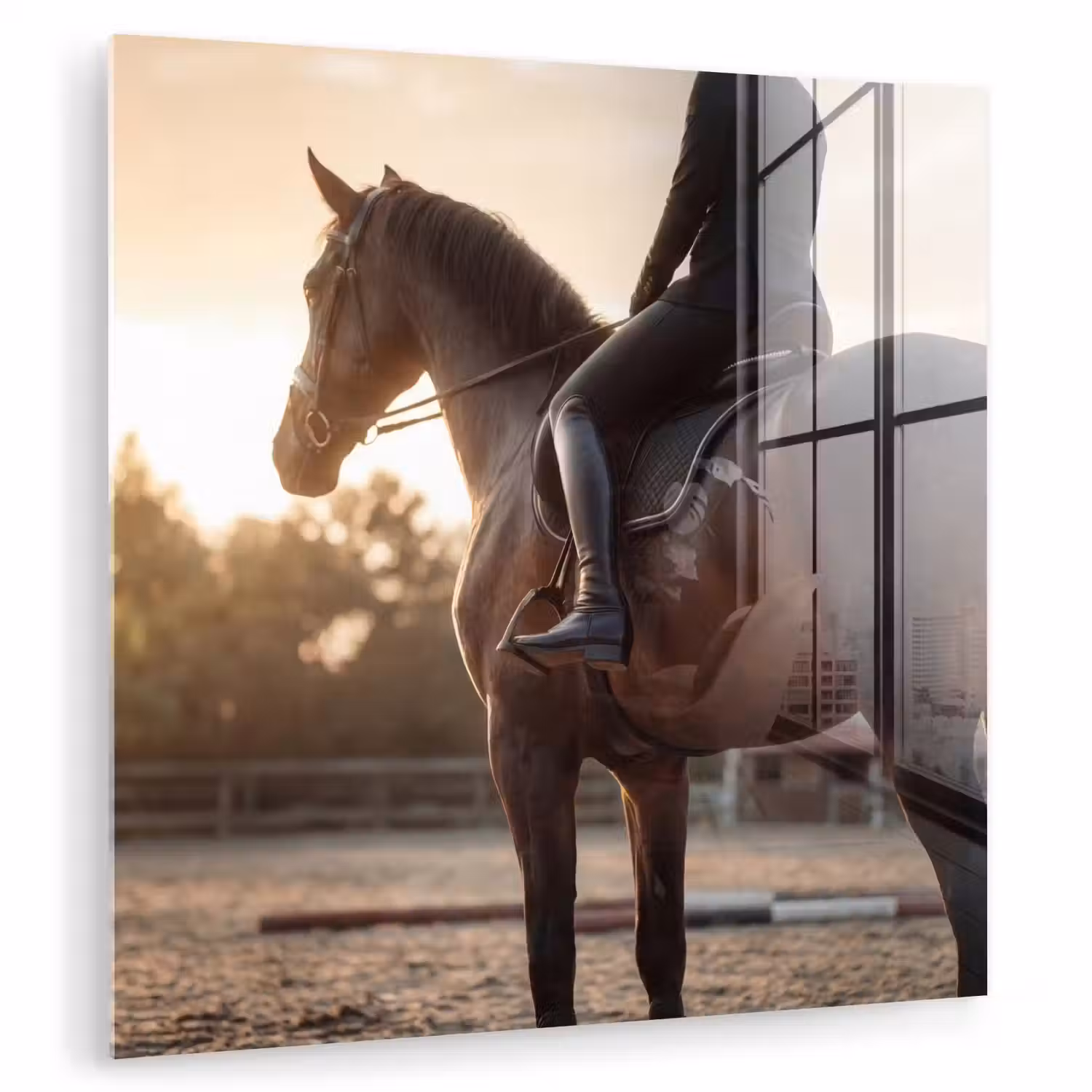 Harmonie - Ruiter - Zon plexiglas 5mm klein -zzzproduct_nieuw