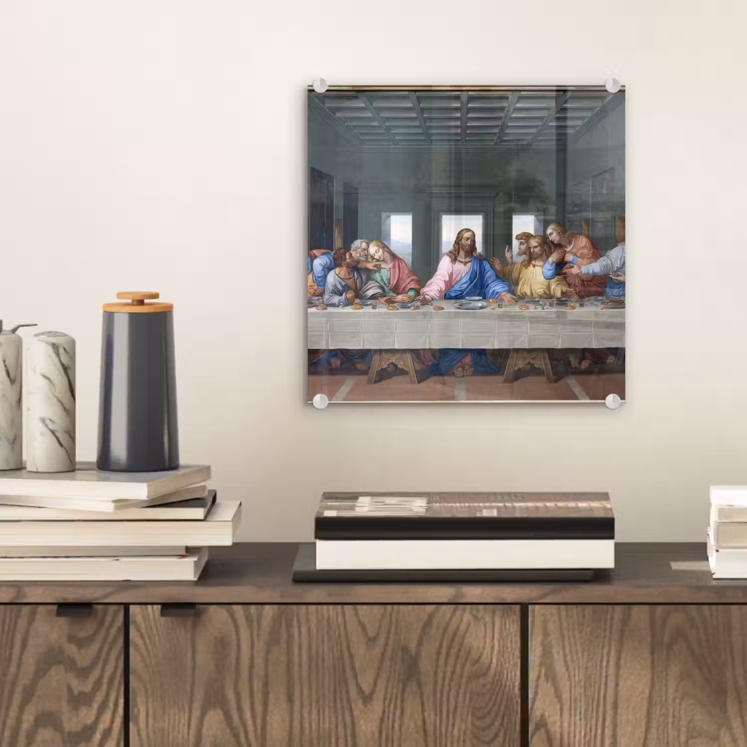 Het laatste avondmaal - Leonardo da Vinci plexiglas 5mm klein -sfeer1