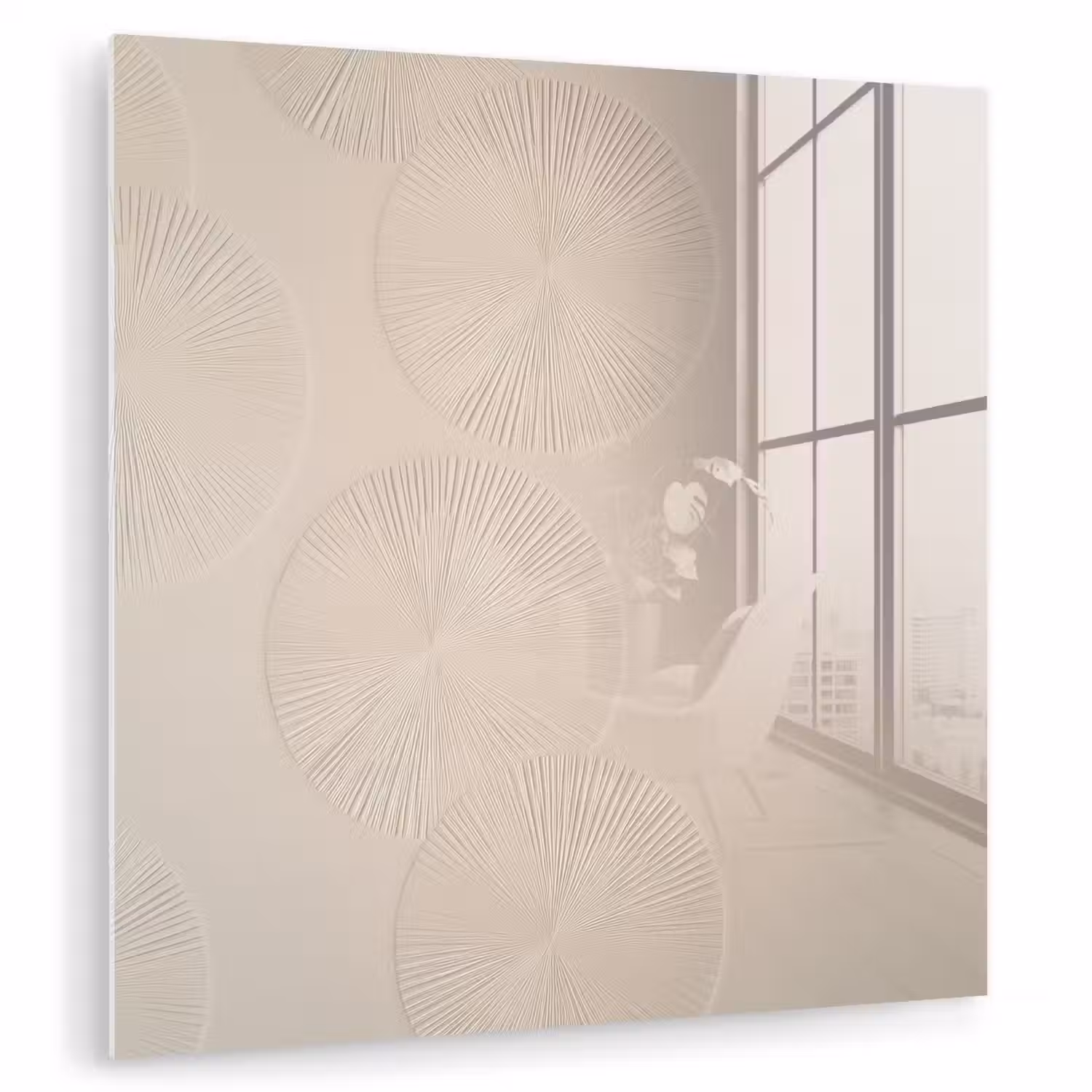 Japandi - Beige - Modern plexiglas 5mm klein -zzzproduct_nieuw